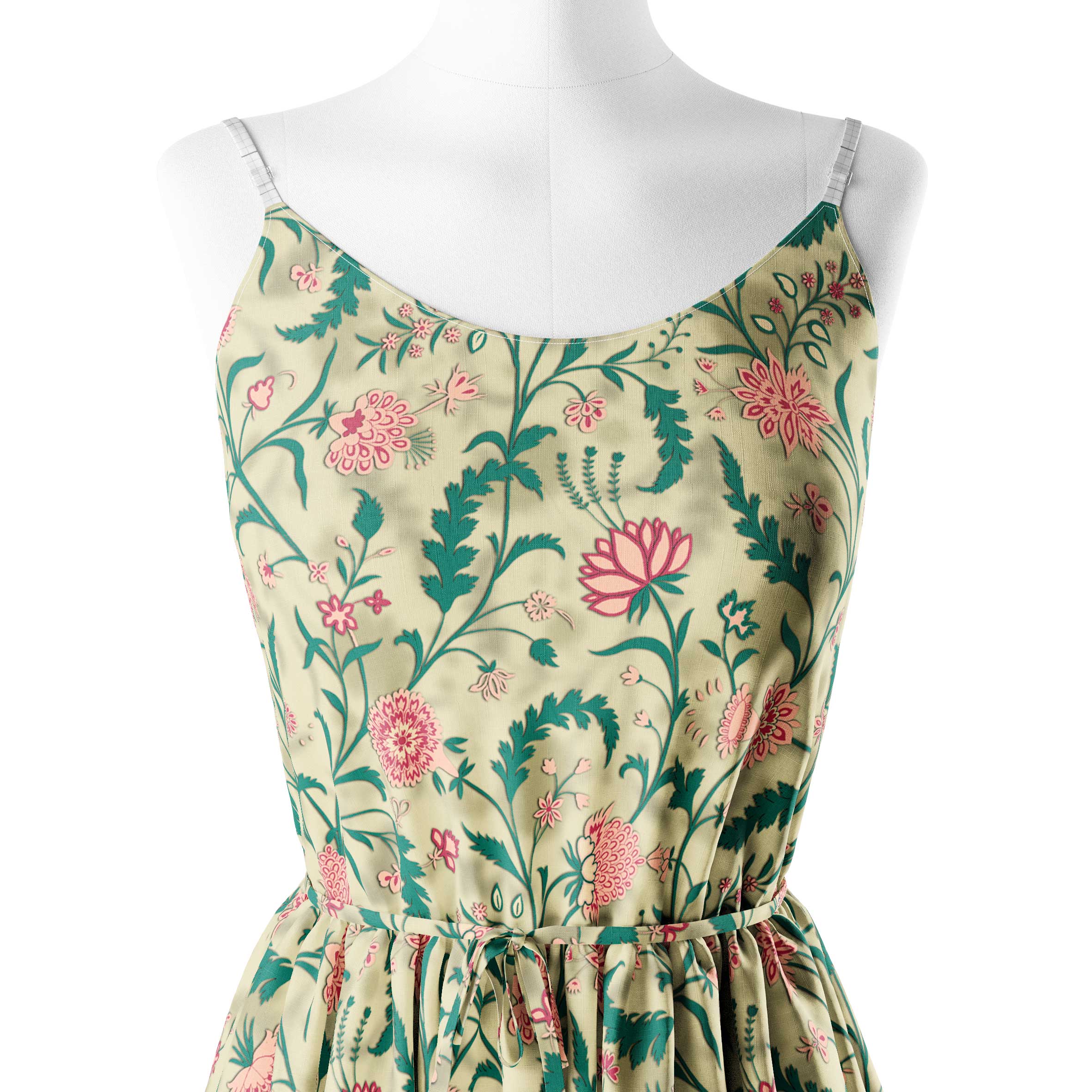 Dusty Grassland Print Fabric