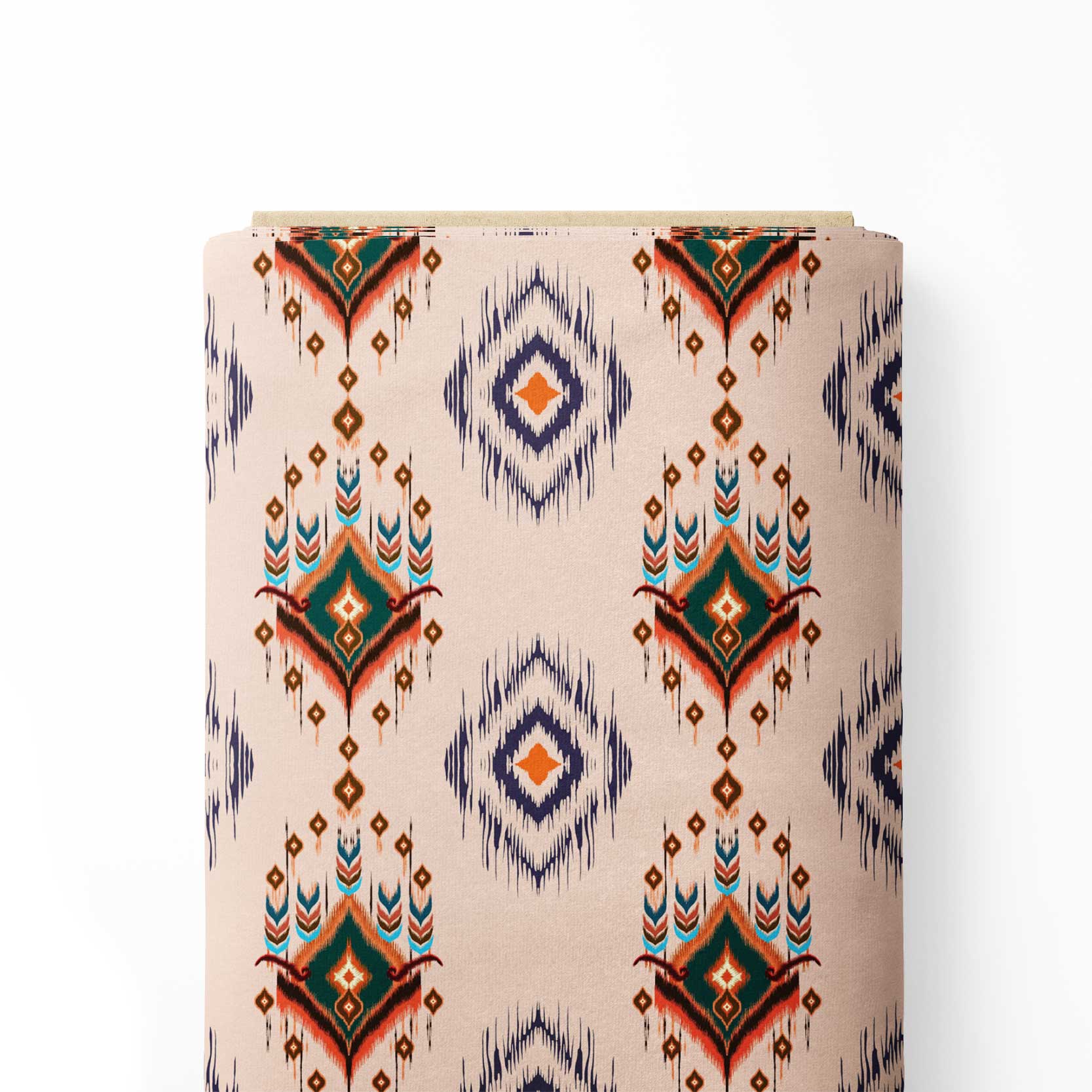 Ikat Winter Florent Print Fabric