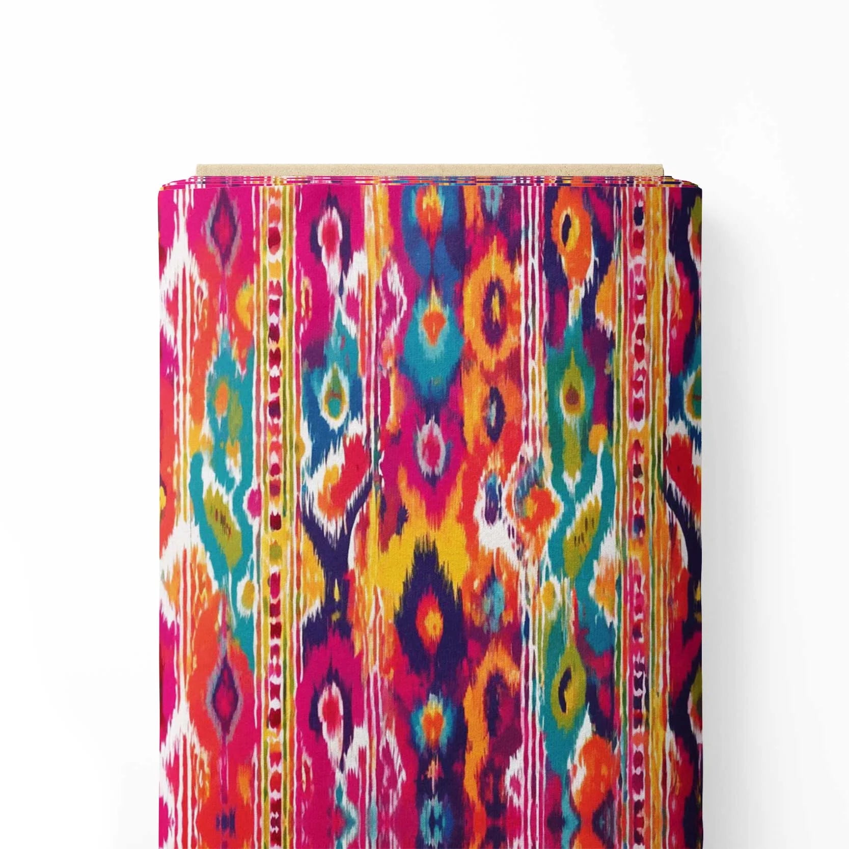 Color Ikat Print Fabric