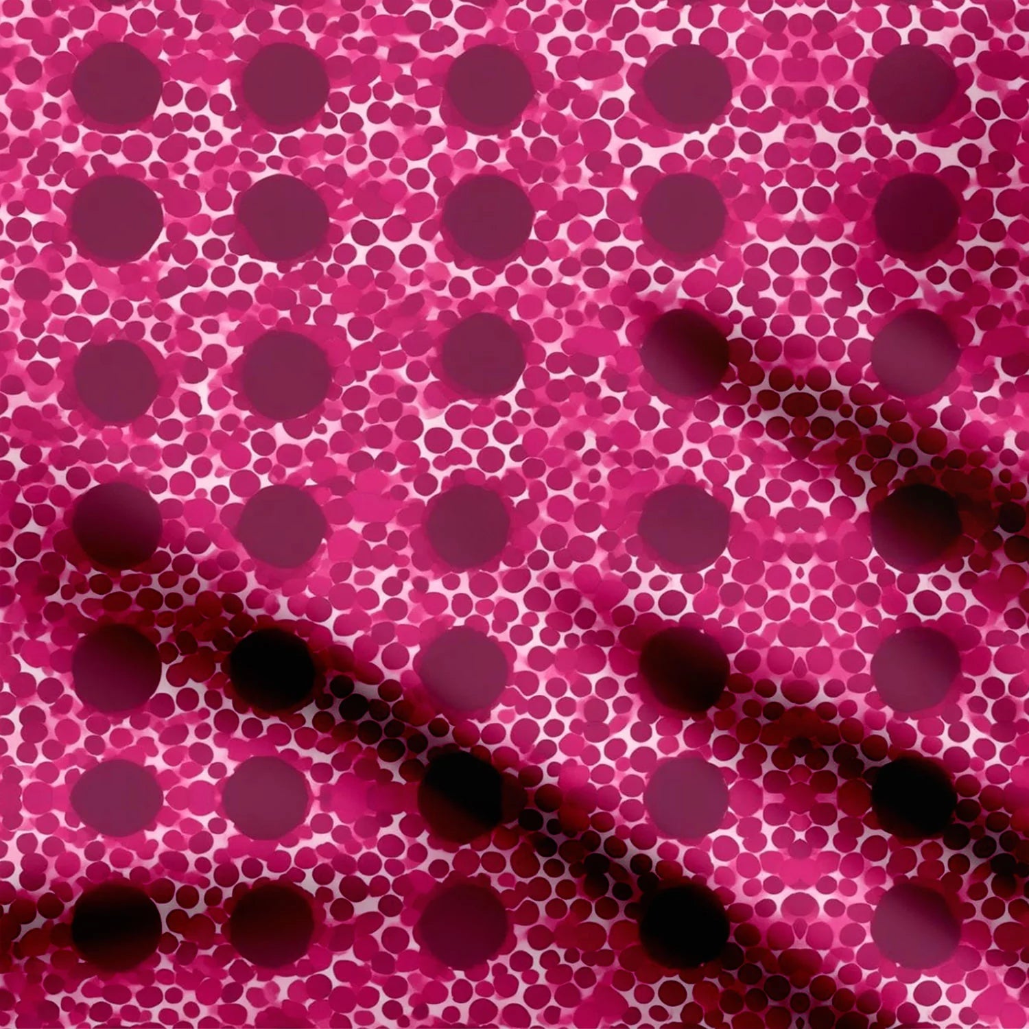 धारीदार डॉट्स प्रिंट फ़ैब्रिक