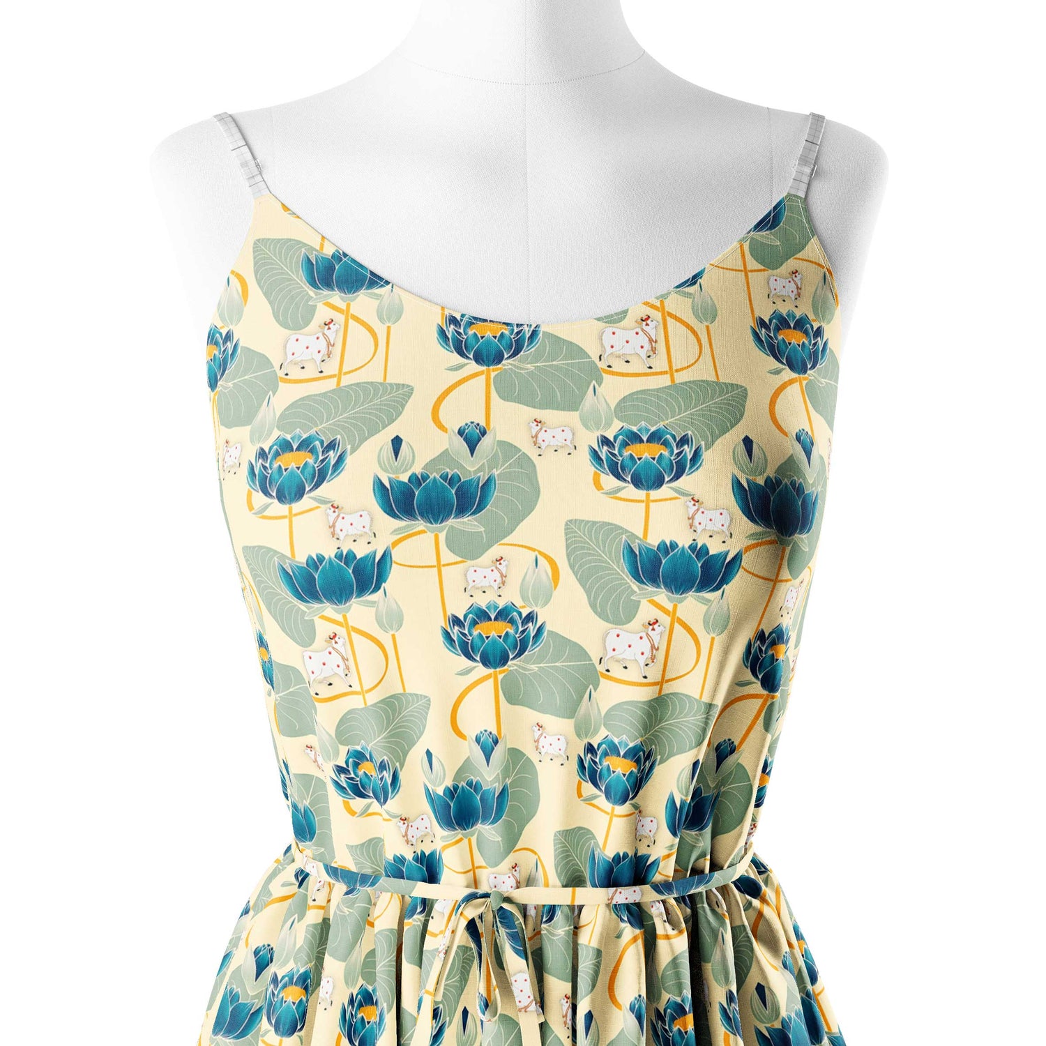 Malvi Kamal Print Fabric