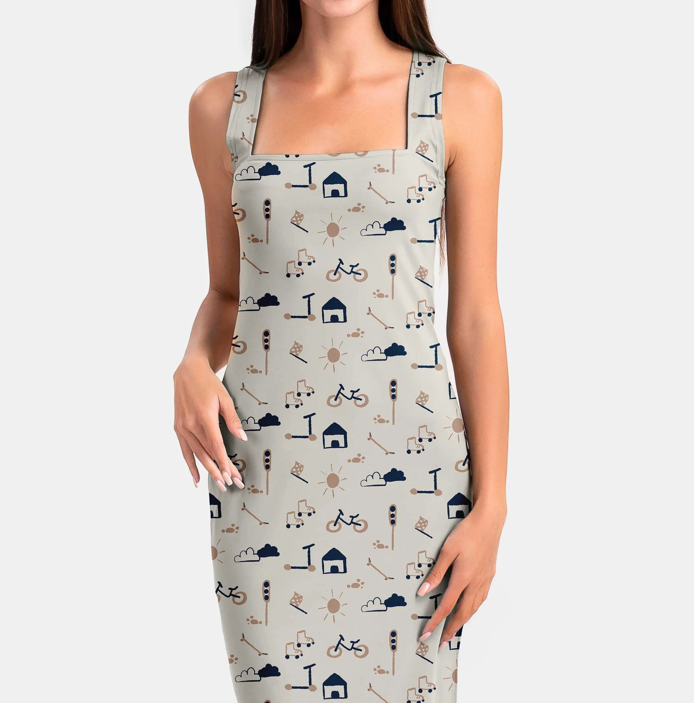 सन राइड प्रिंट फ़ैब्रिक