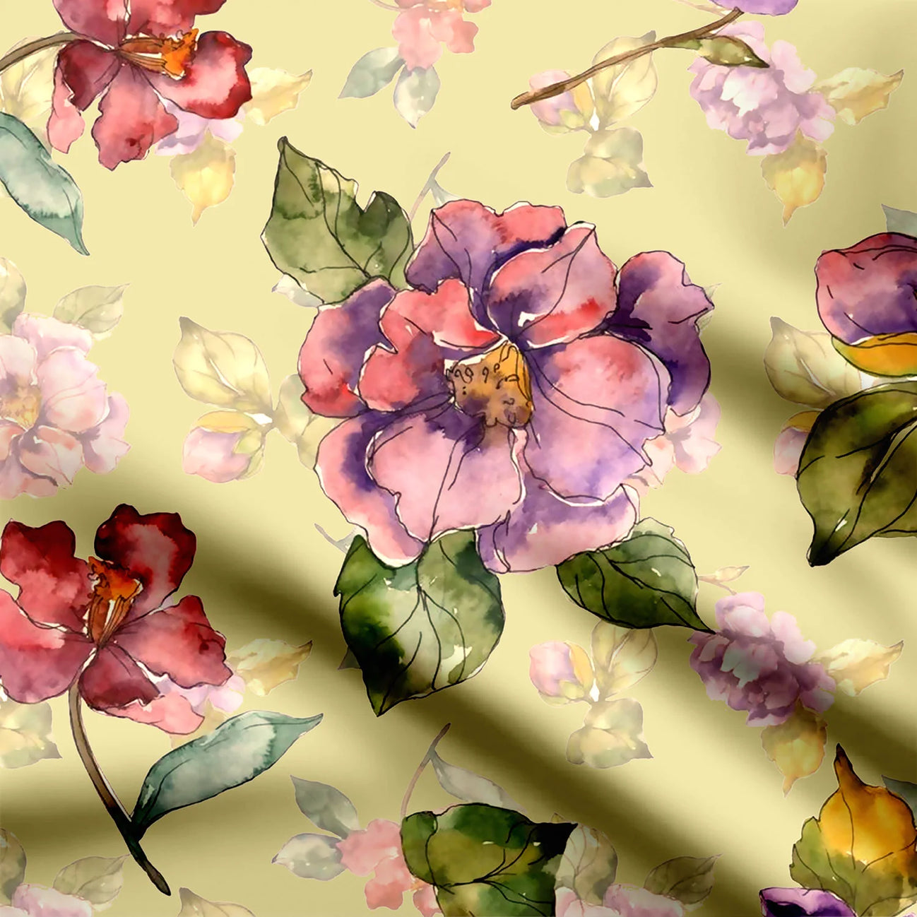 Summer Resort Fiori Print Fabric