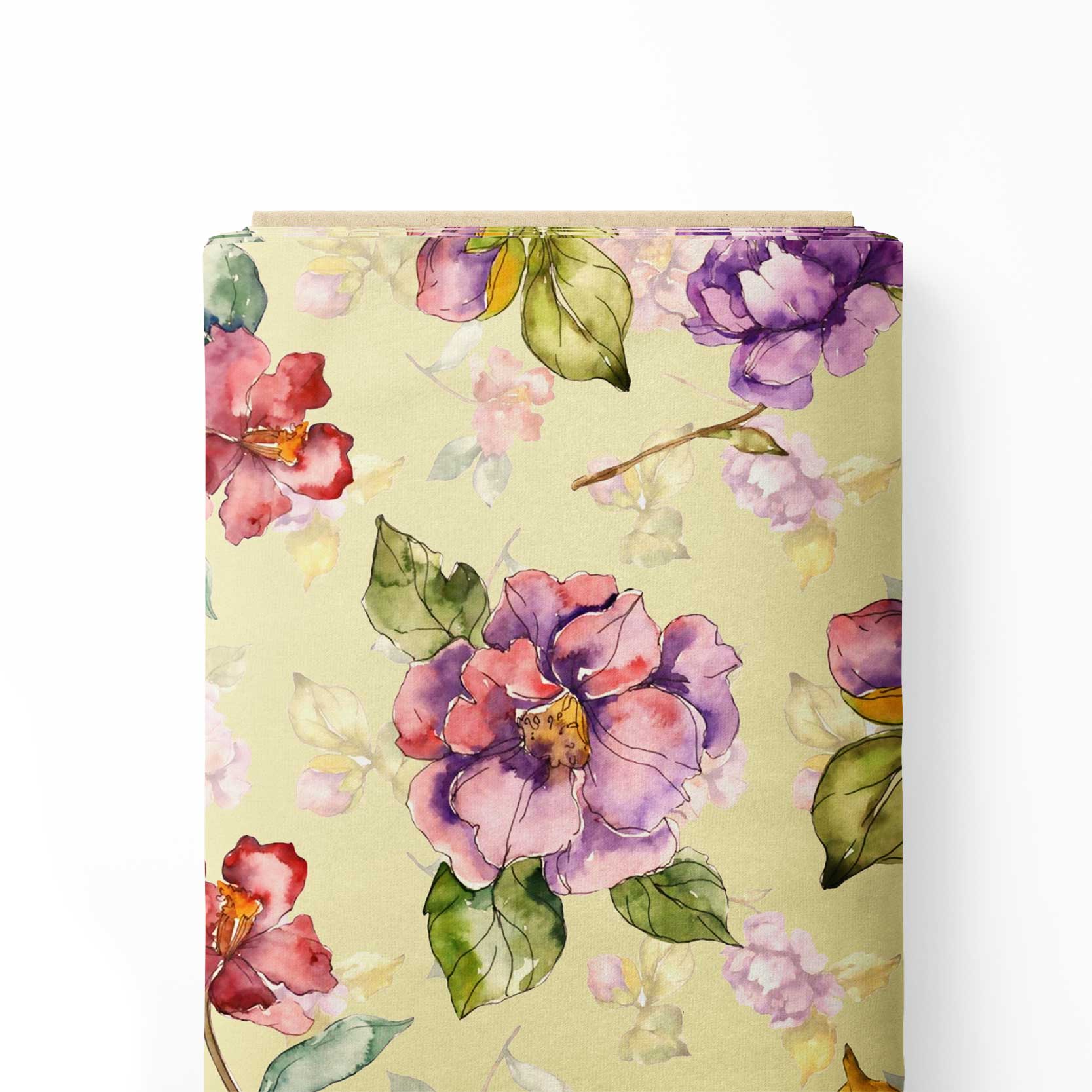 समर रिज़ॉर्ट फियोरी प्रिंट फ़ैब्रिक