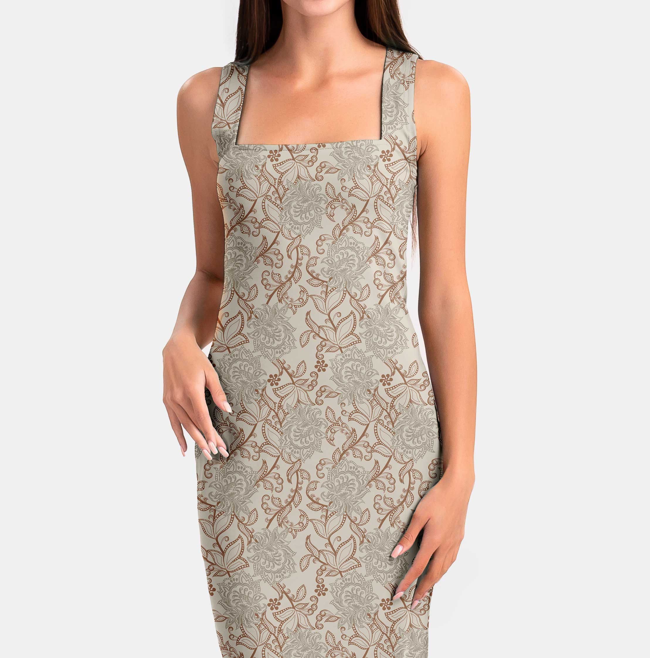 painterly summer Print Fabric