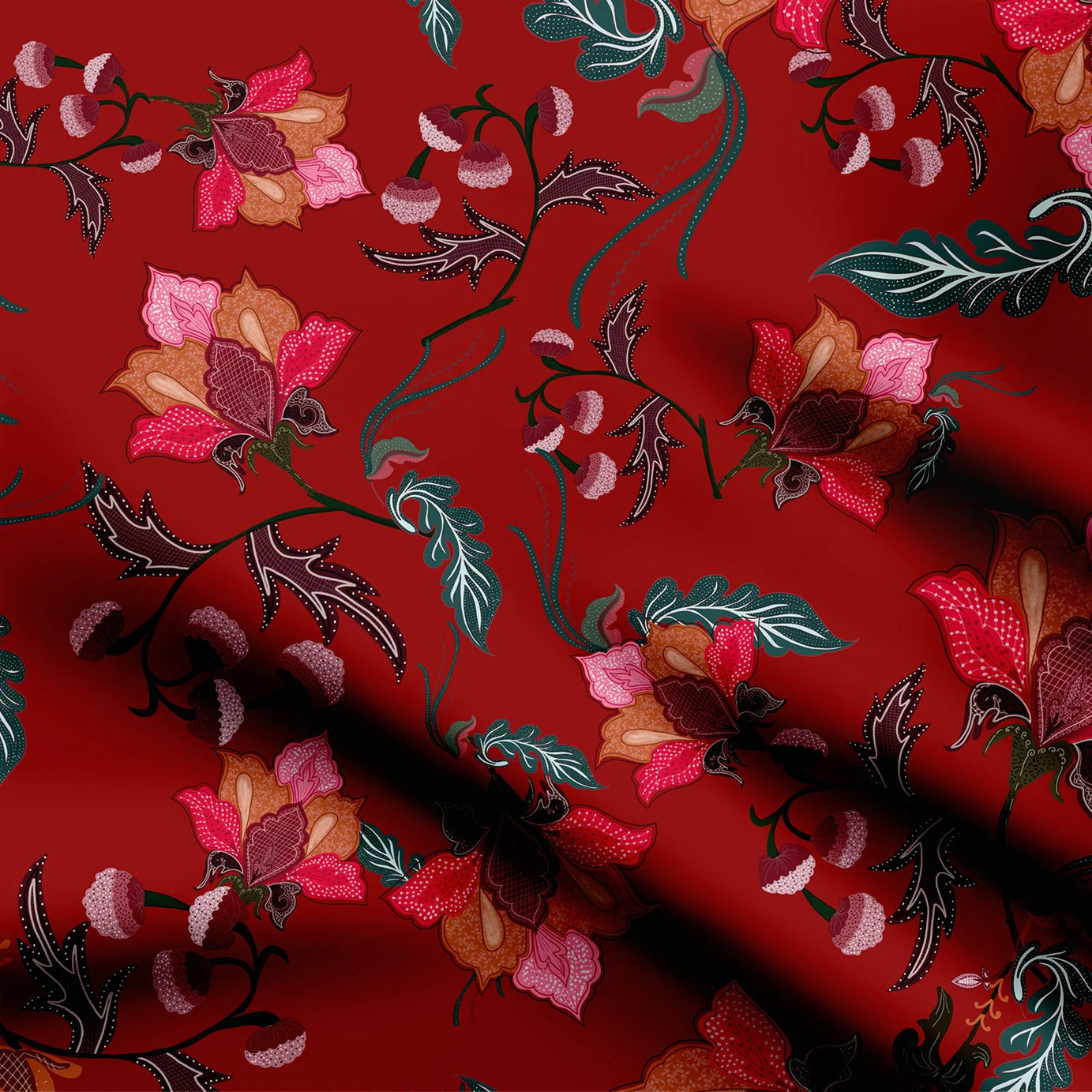 Chintz floral Print Fabric