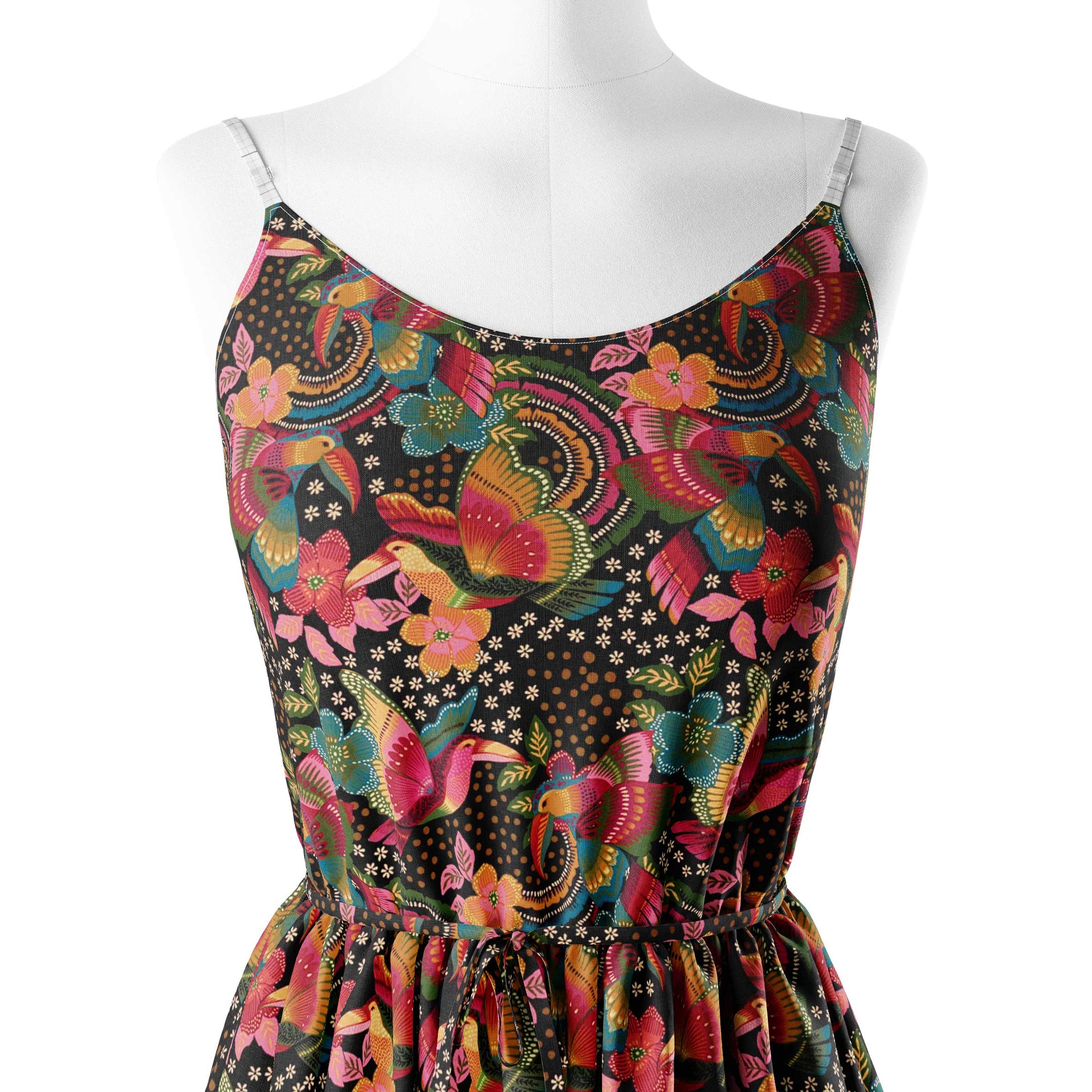 Toucans World Print Fabric