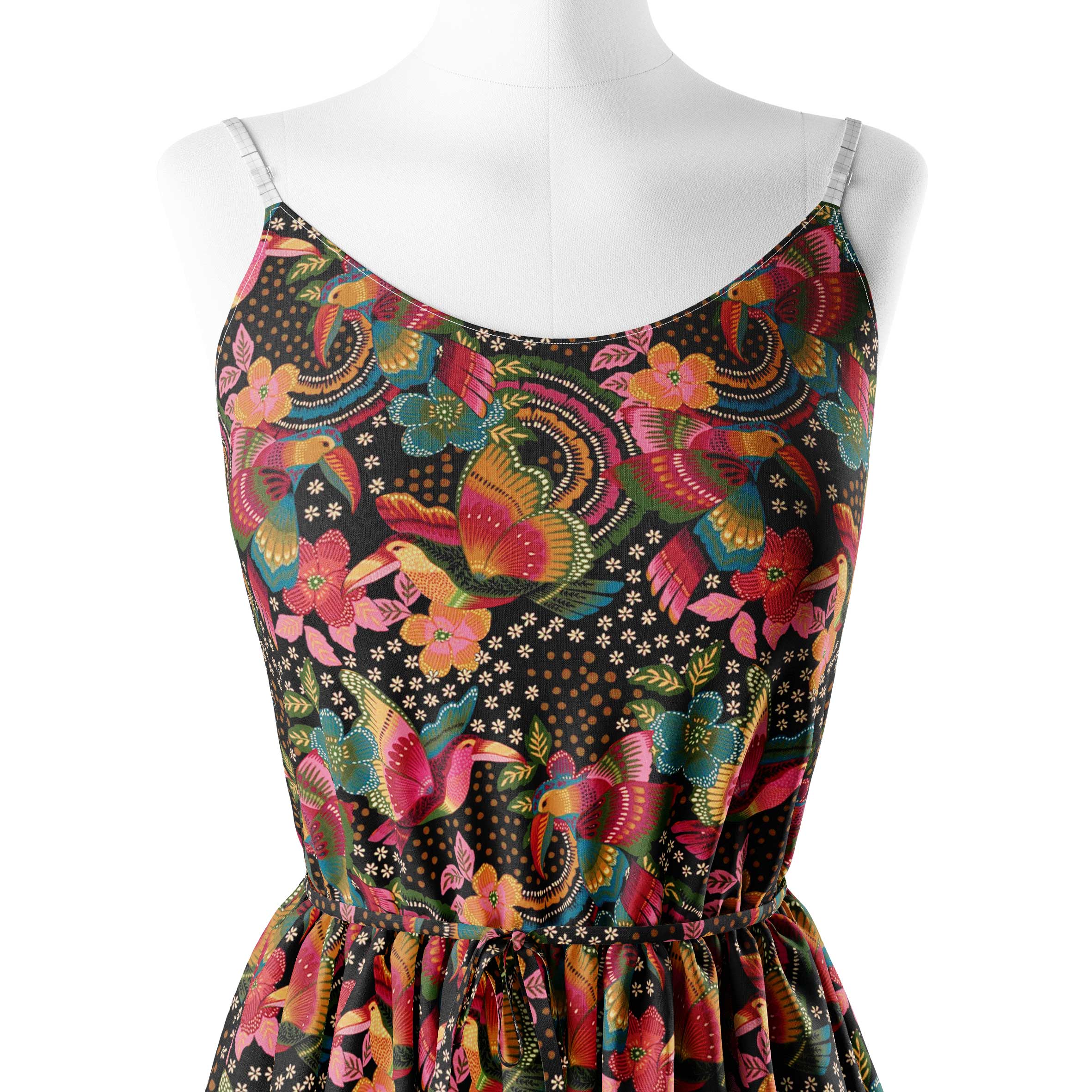 Toucans World Print Fabric