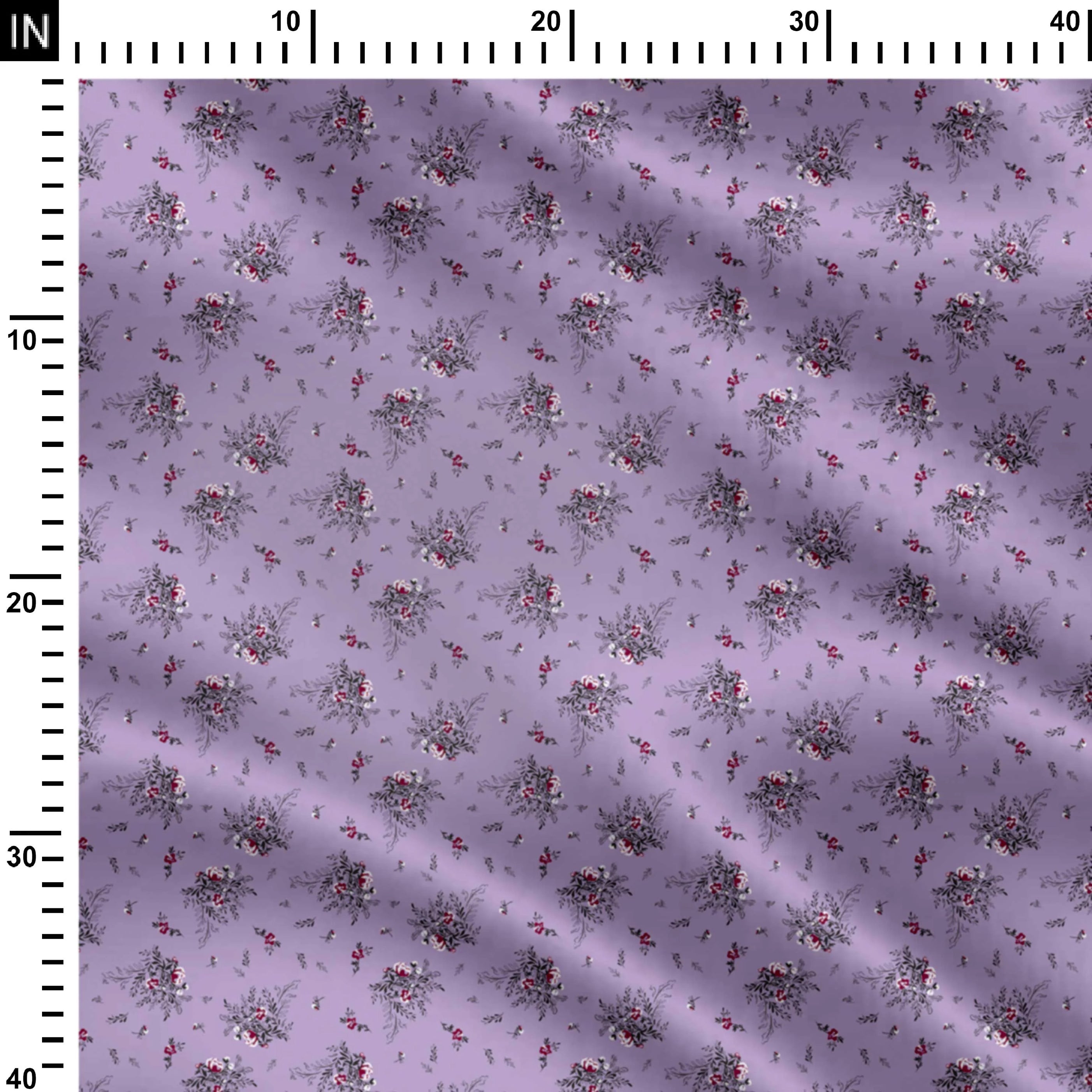 Purple Paradise Print Fabric