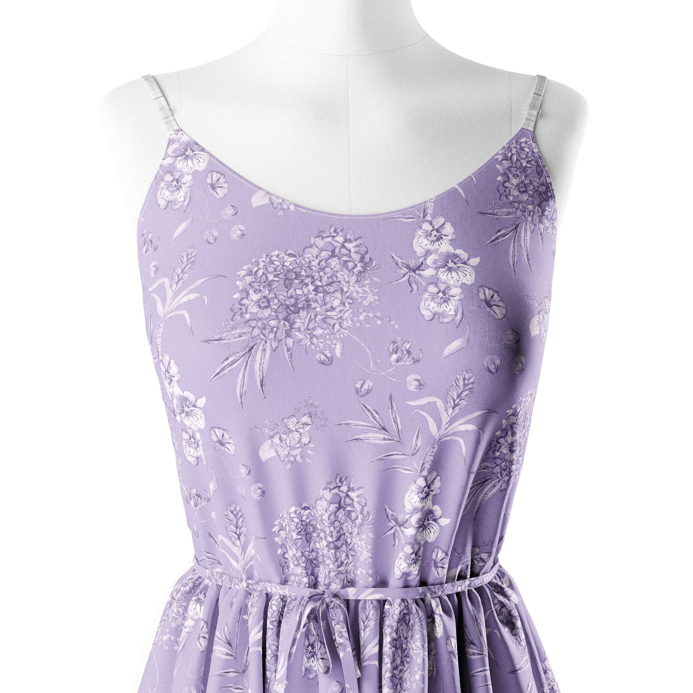 Delicate Daffodil Print Fabric