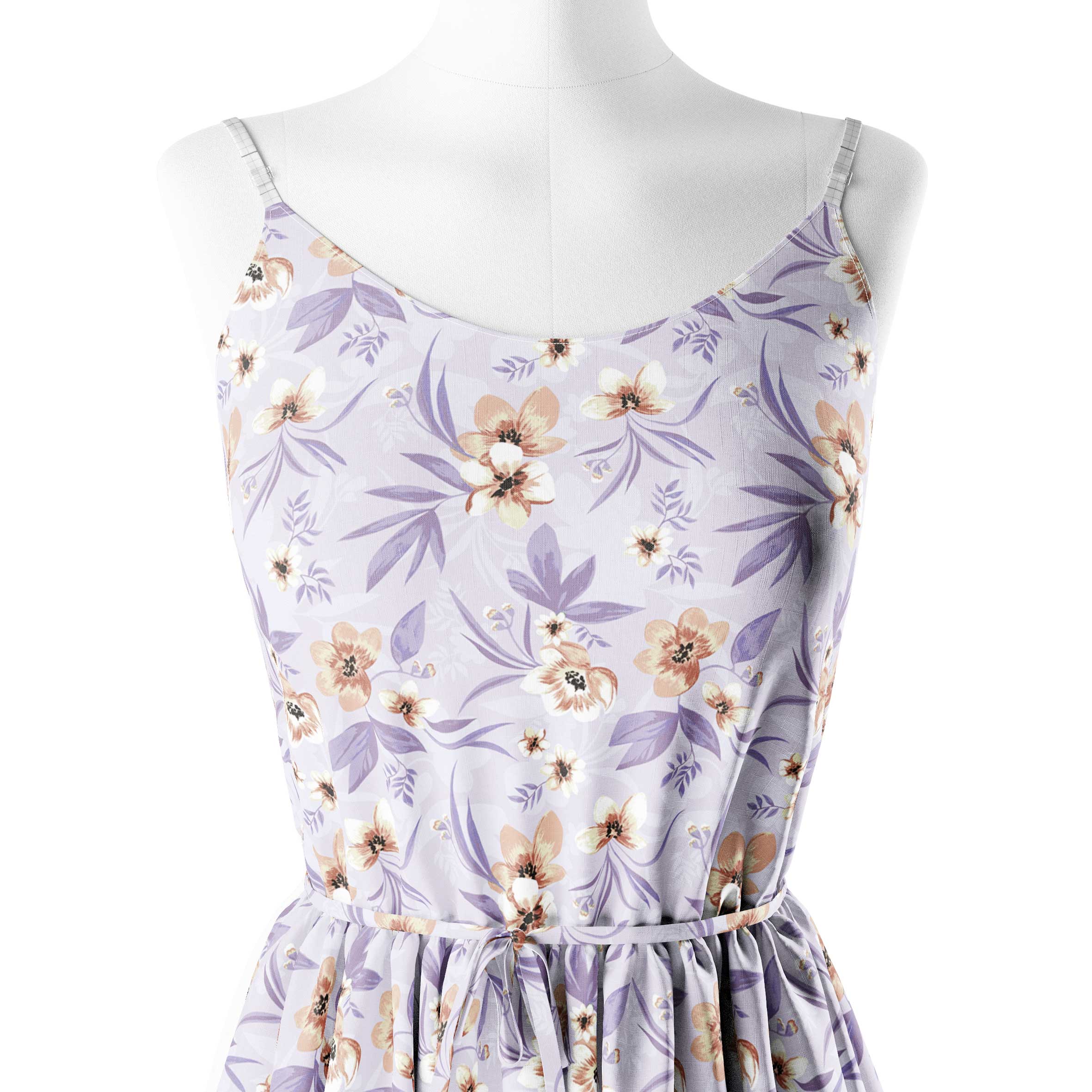 Violet Vibes Print Fabric