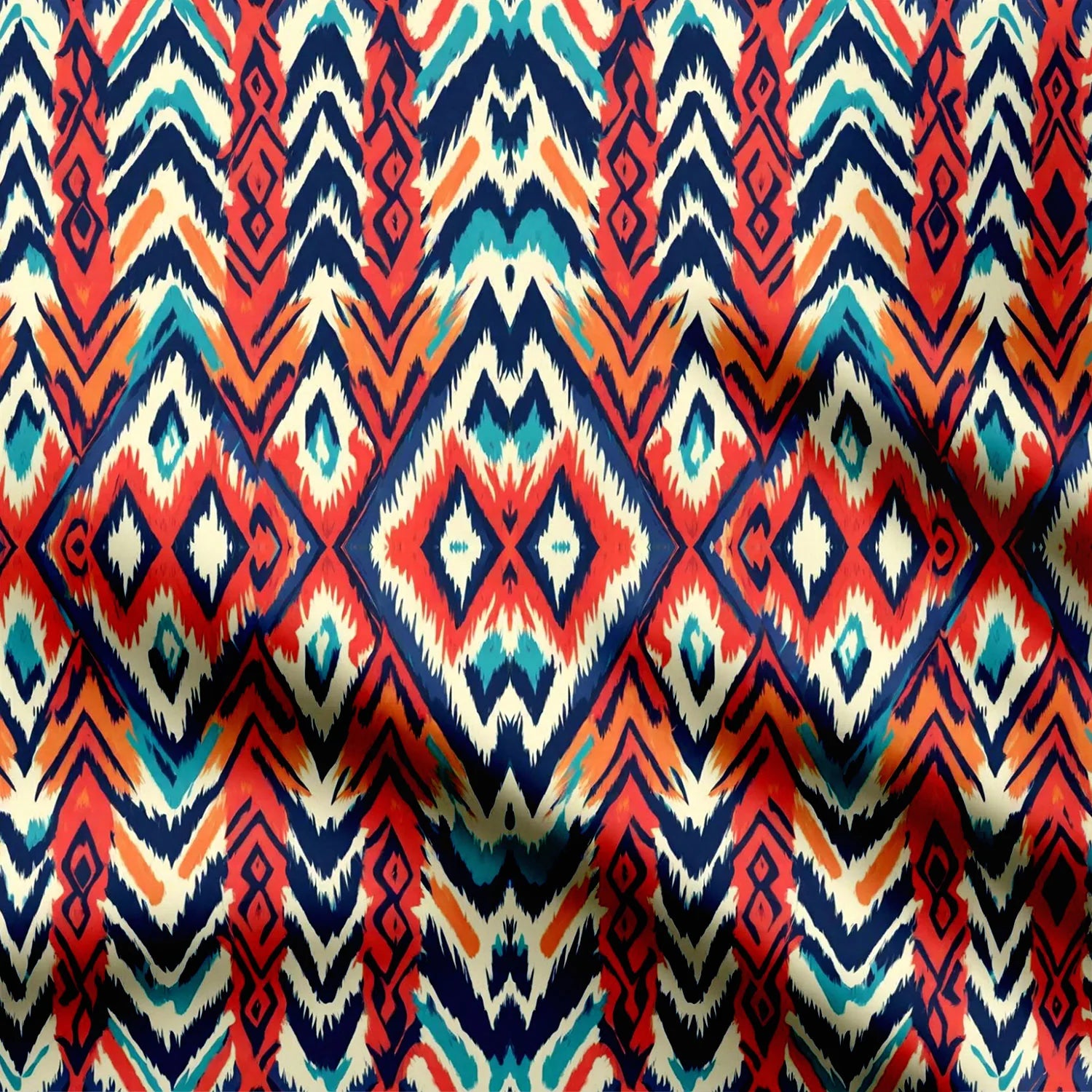 Ikat Print Fabric