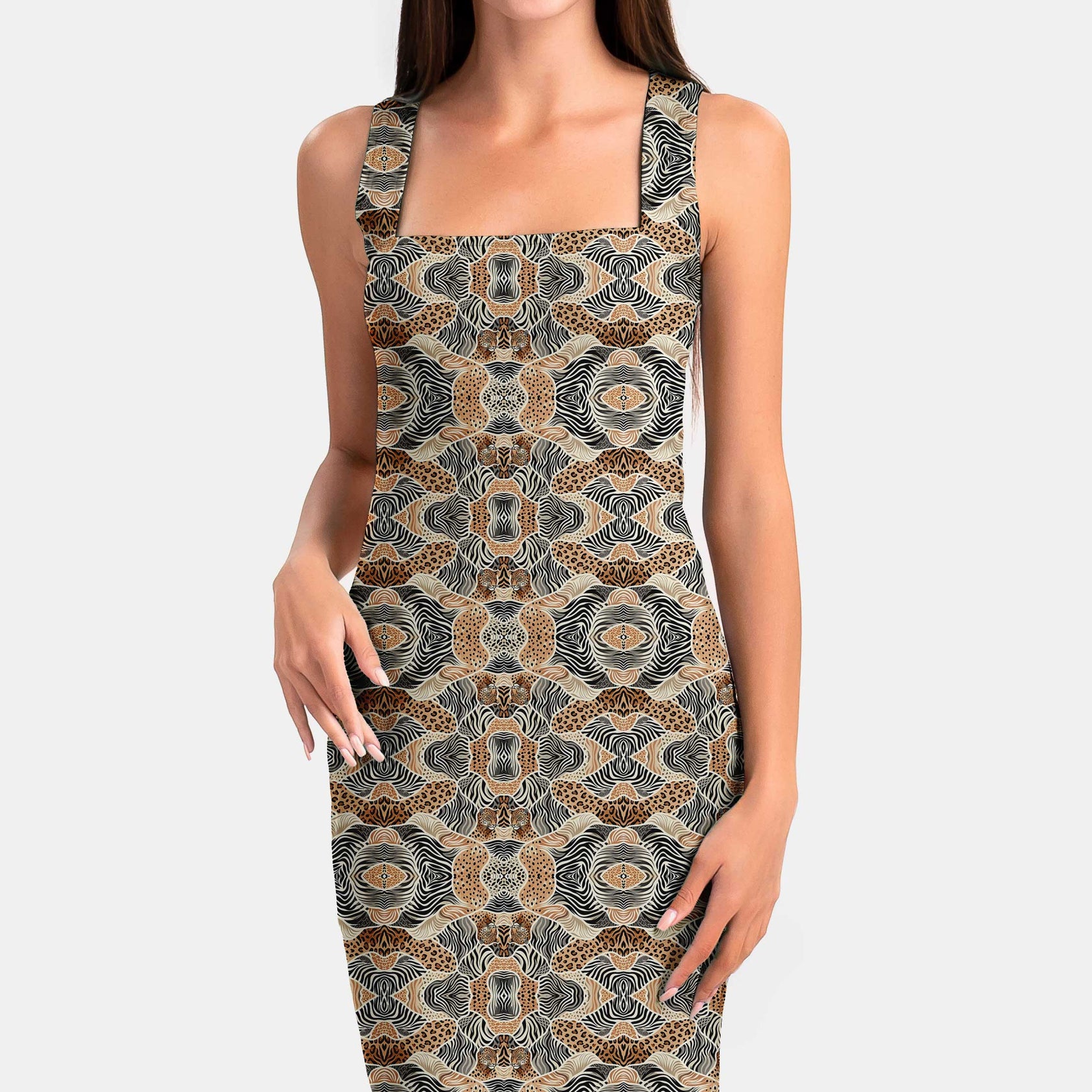 Patch Animal Print Fabric