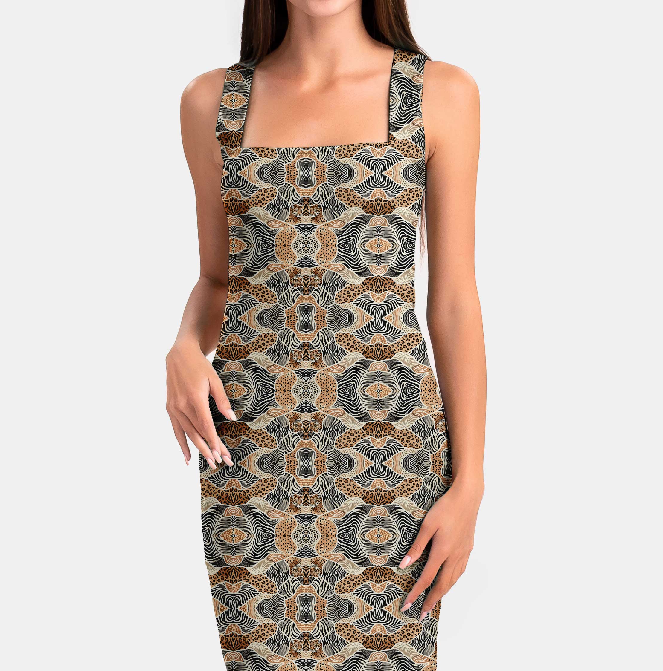 Patch Animal Print Fabric