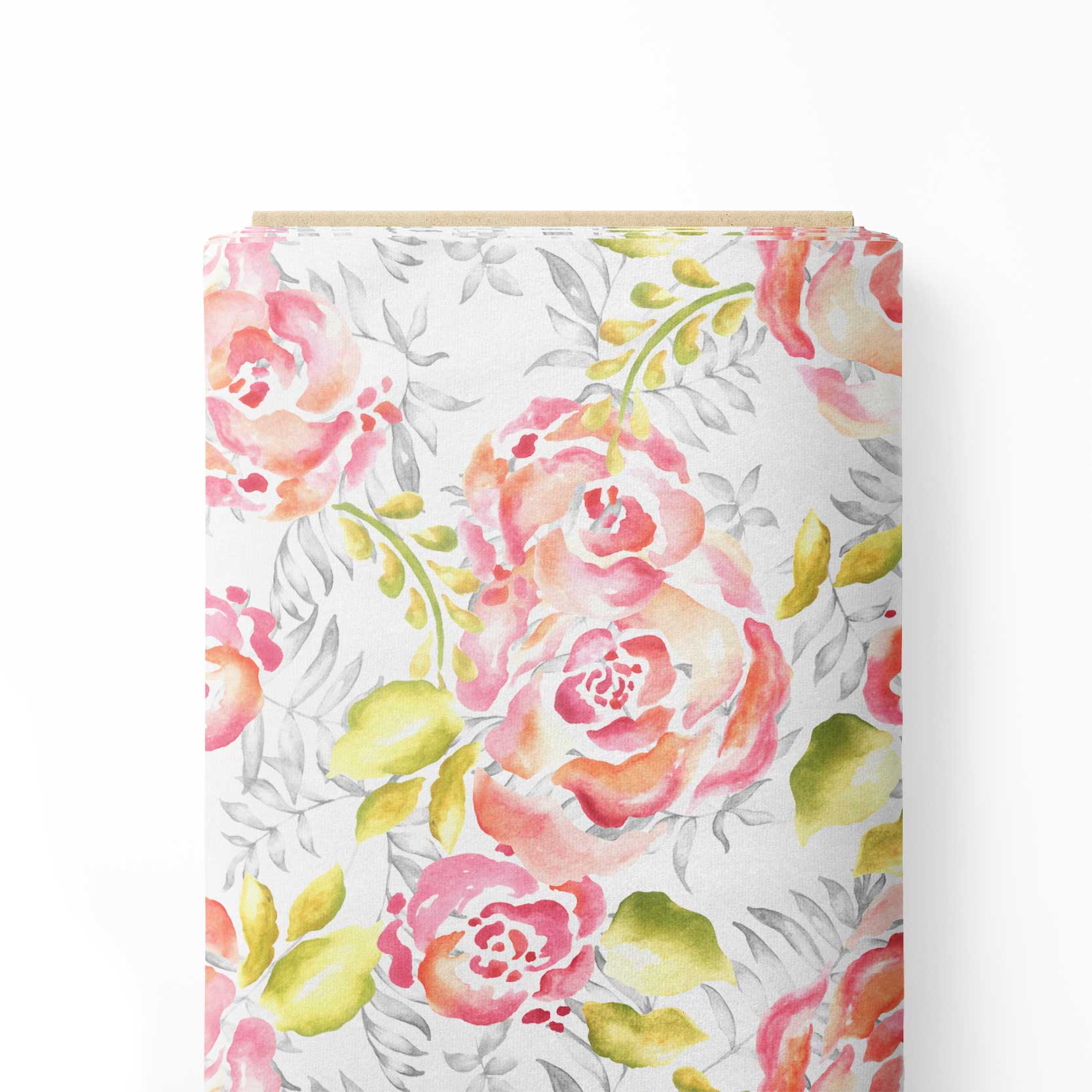 गुलाब स्पलैश प्रिंट फ़ैब्रिक