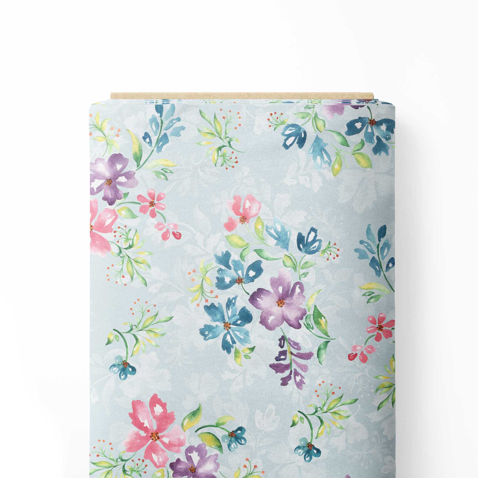 ग्रीष्मकालीन पुष्प प्रिंट कपड़ा