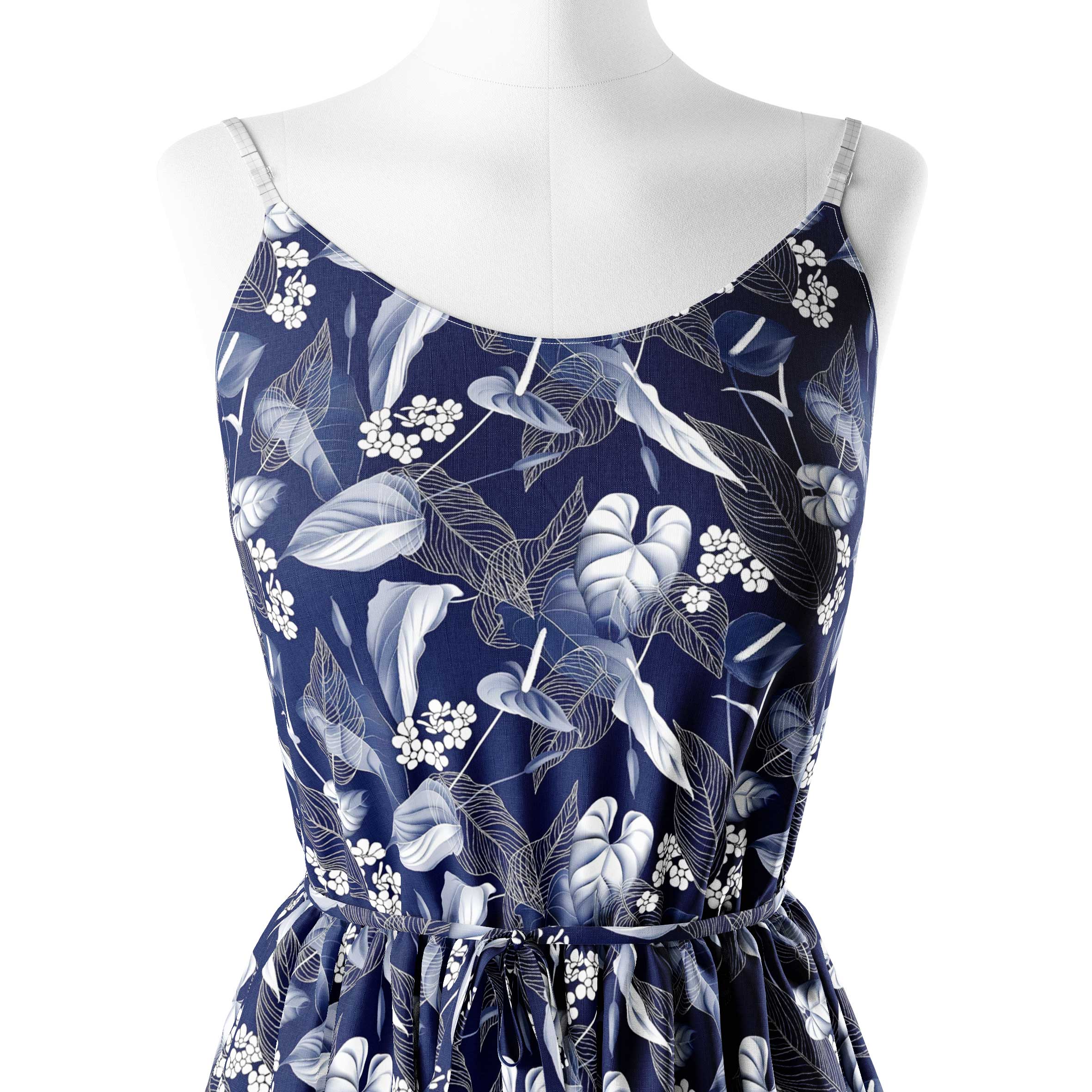 leaf pattern Print Fabric