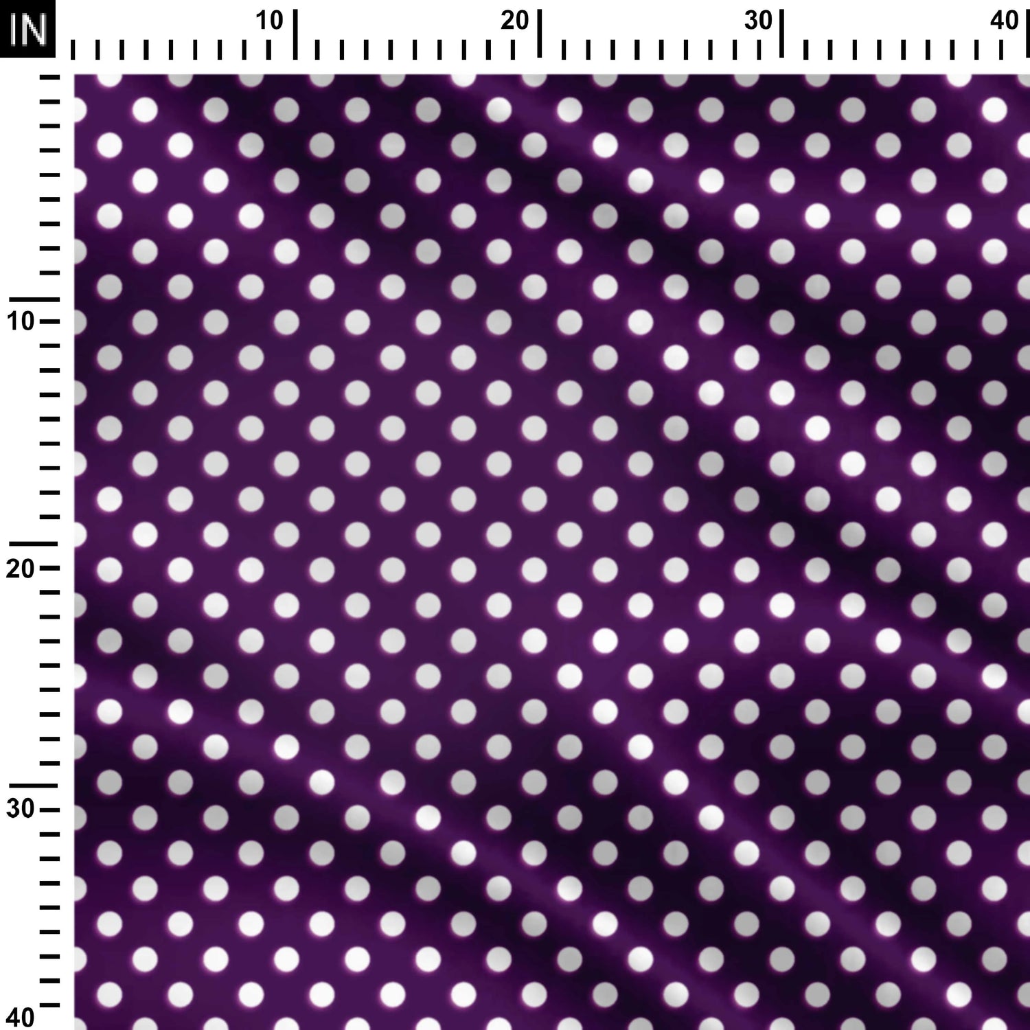 polka purple dot Print Fabric