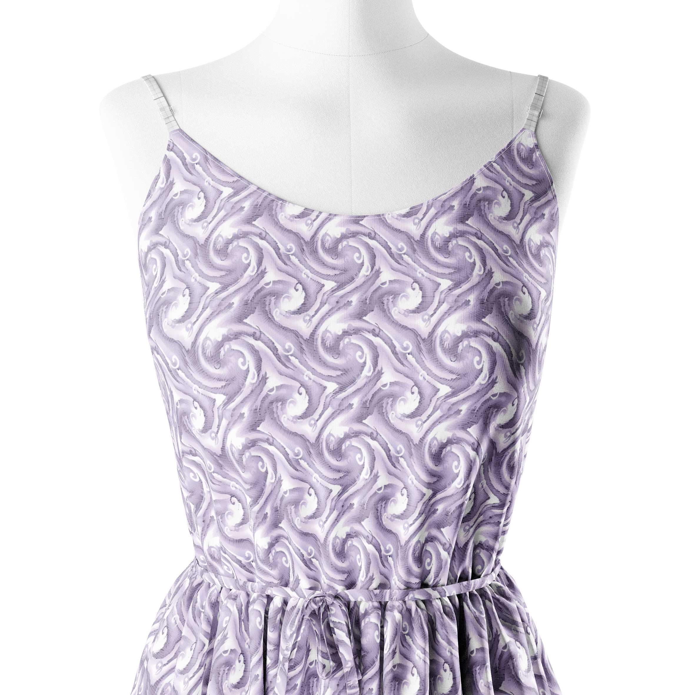 abstract Pattern Print Fabric