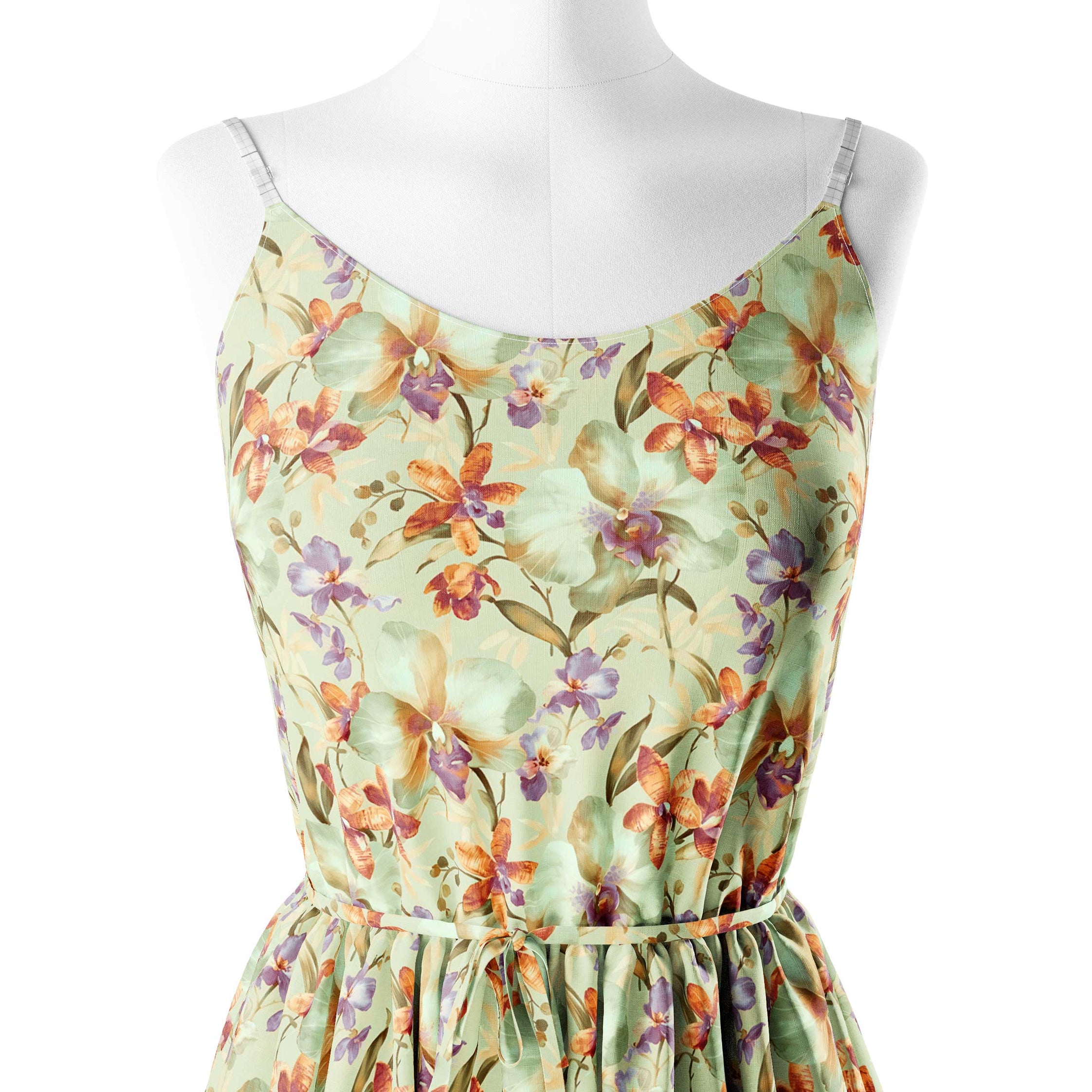 Natural uniqe style flower allover Print Fabric