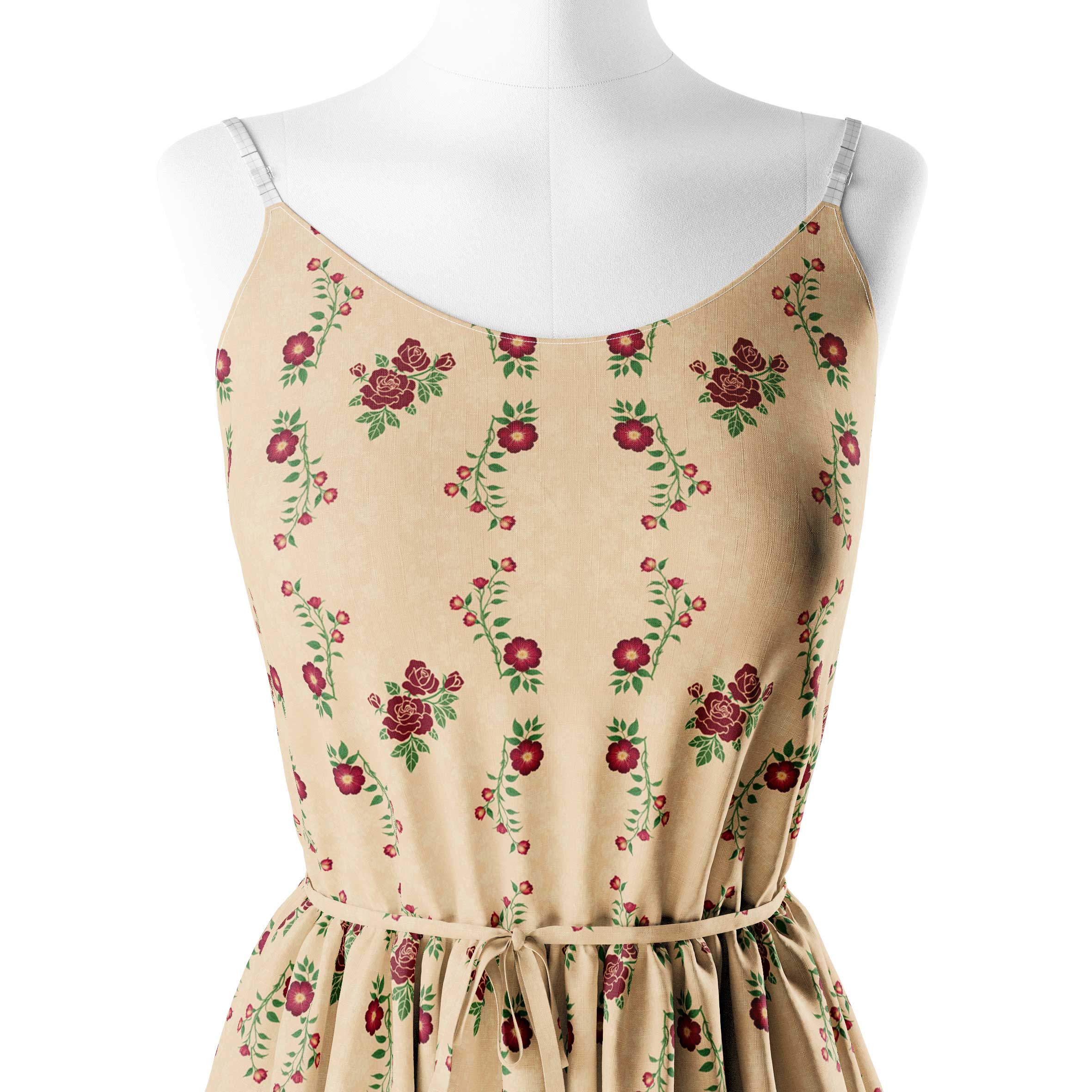 गुलाब 1 प्रिंट कपड़ा