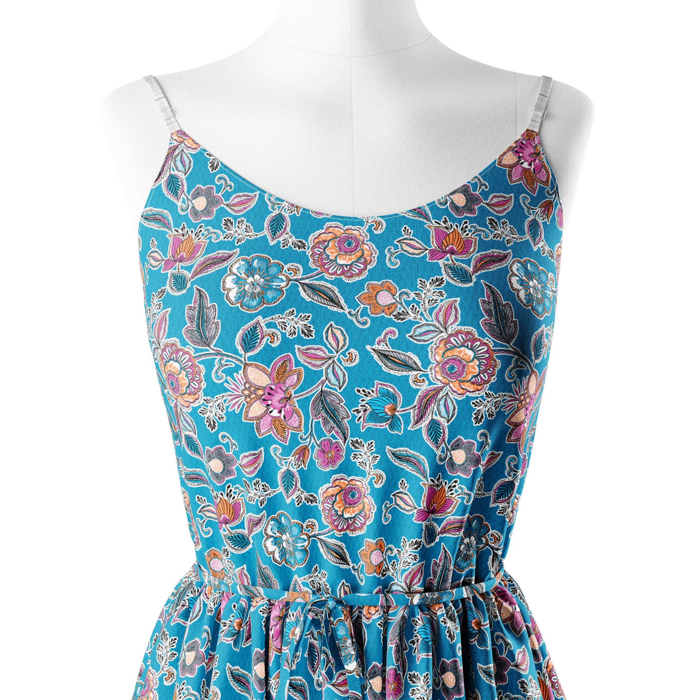 kalamkari հյուսվածքային դիզայն Print Fabric