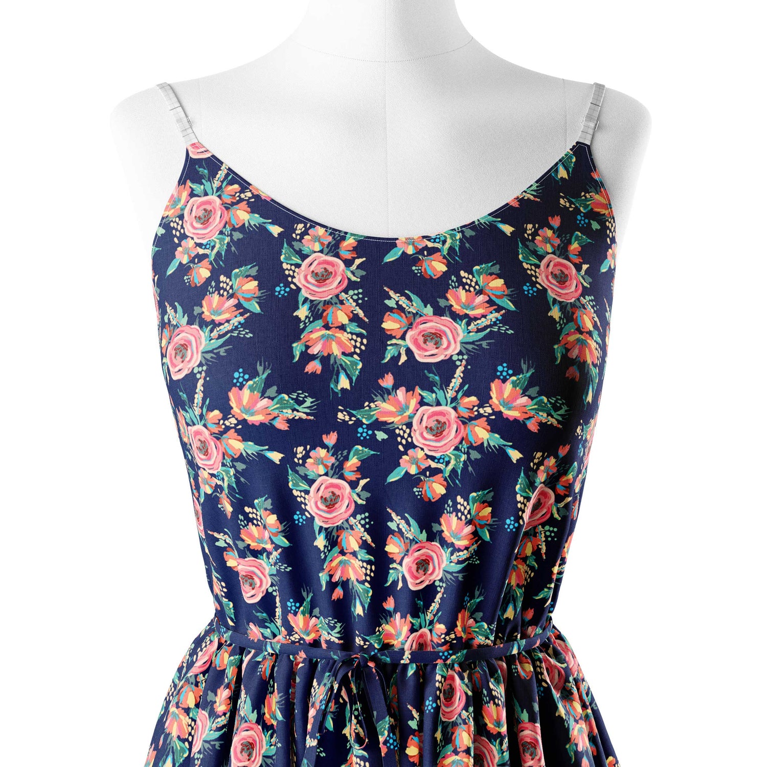 Ջրաներկ վարդագույն ամբողջ Տպագիր գործվածք