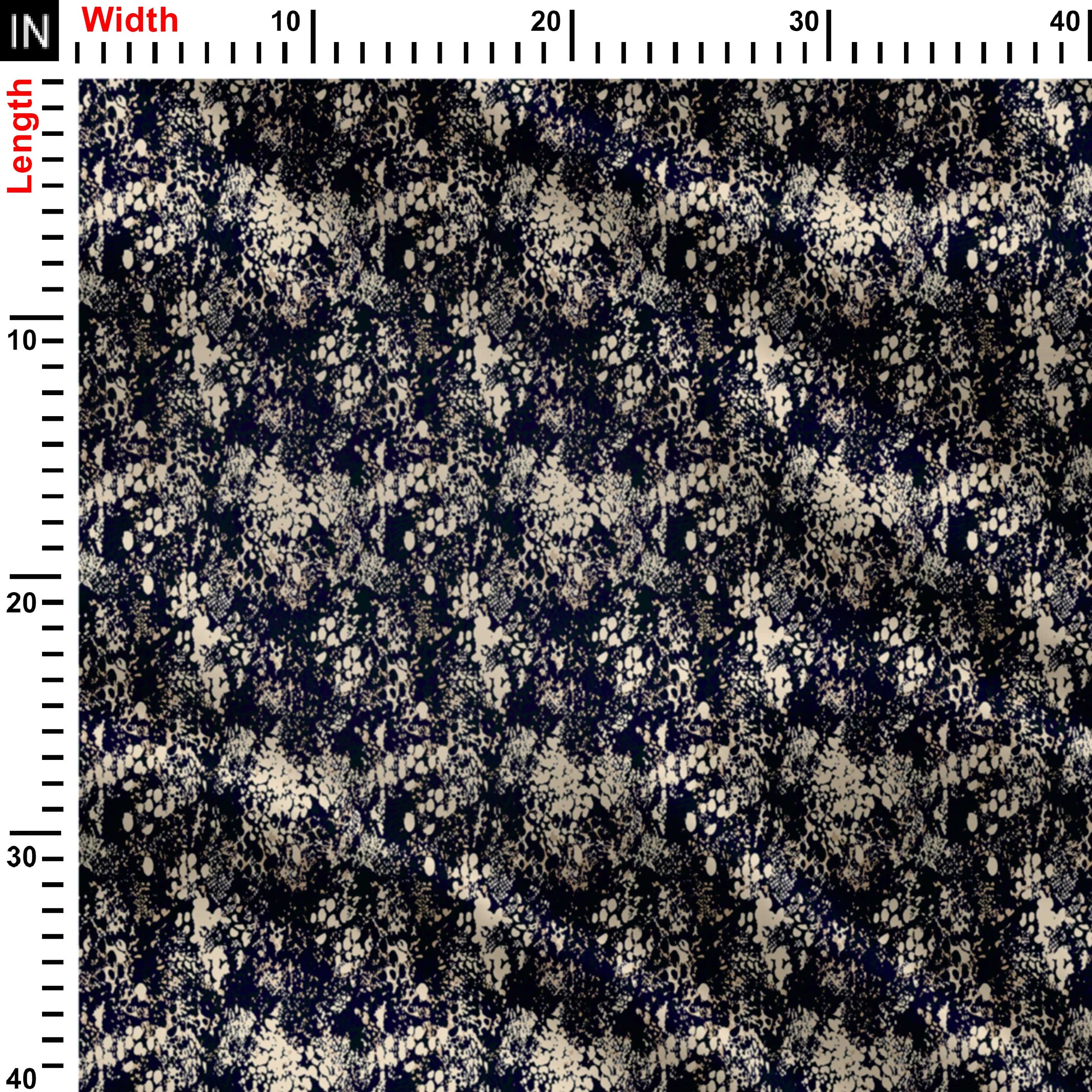 Abstract Animal Spots Print Fabric