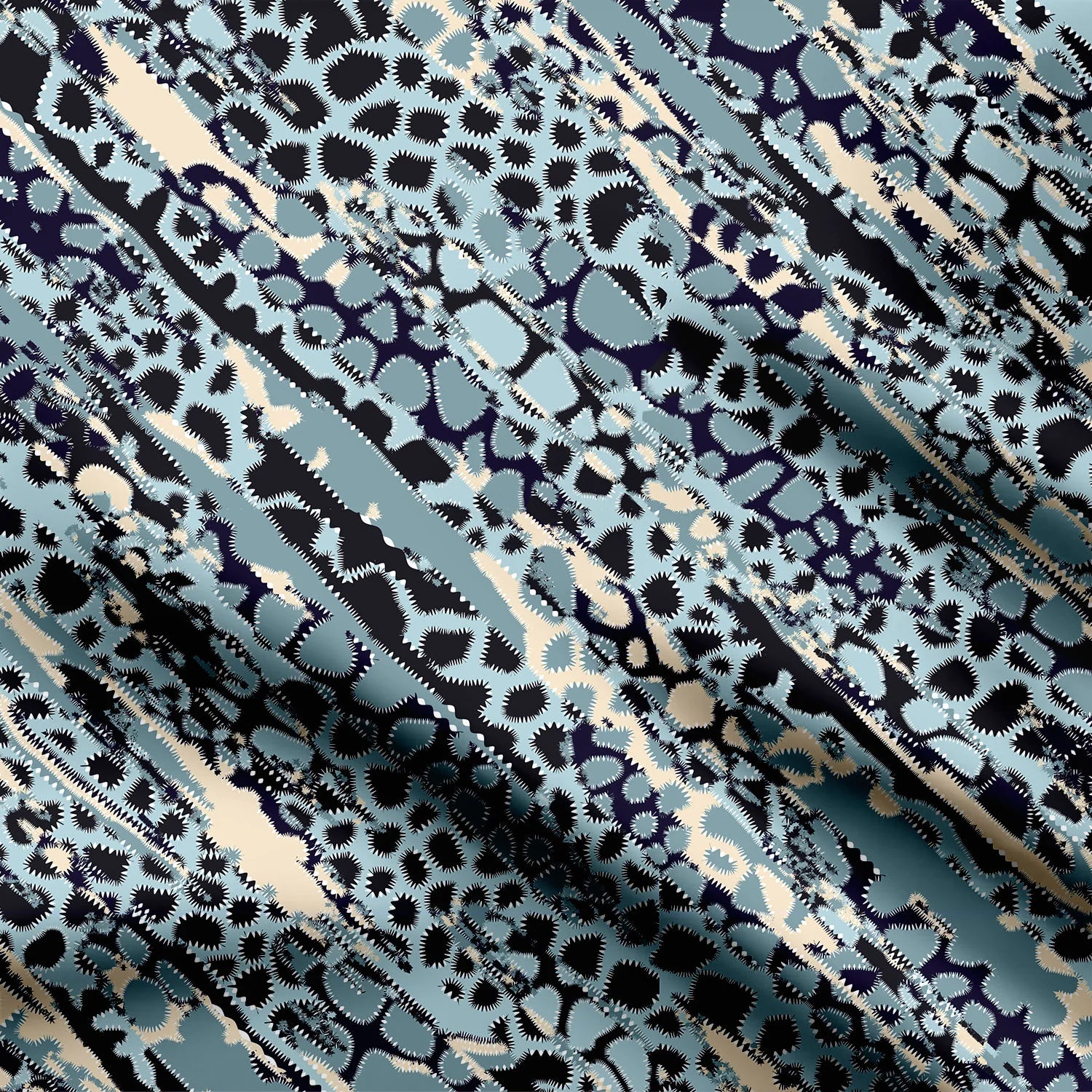 Վերացական Animal Artistic Print Fabric