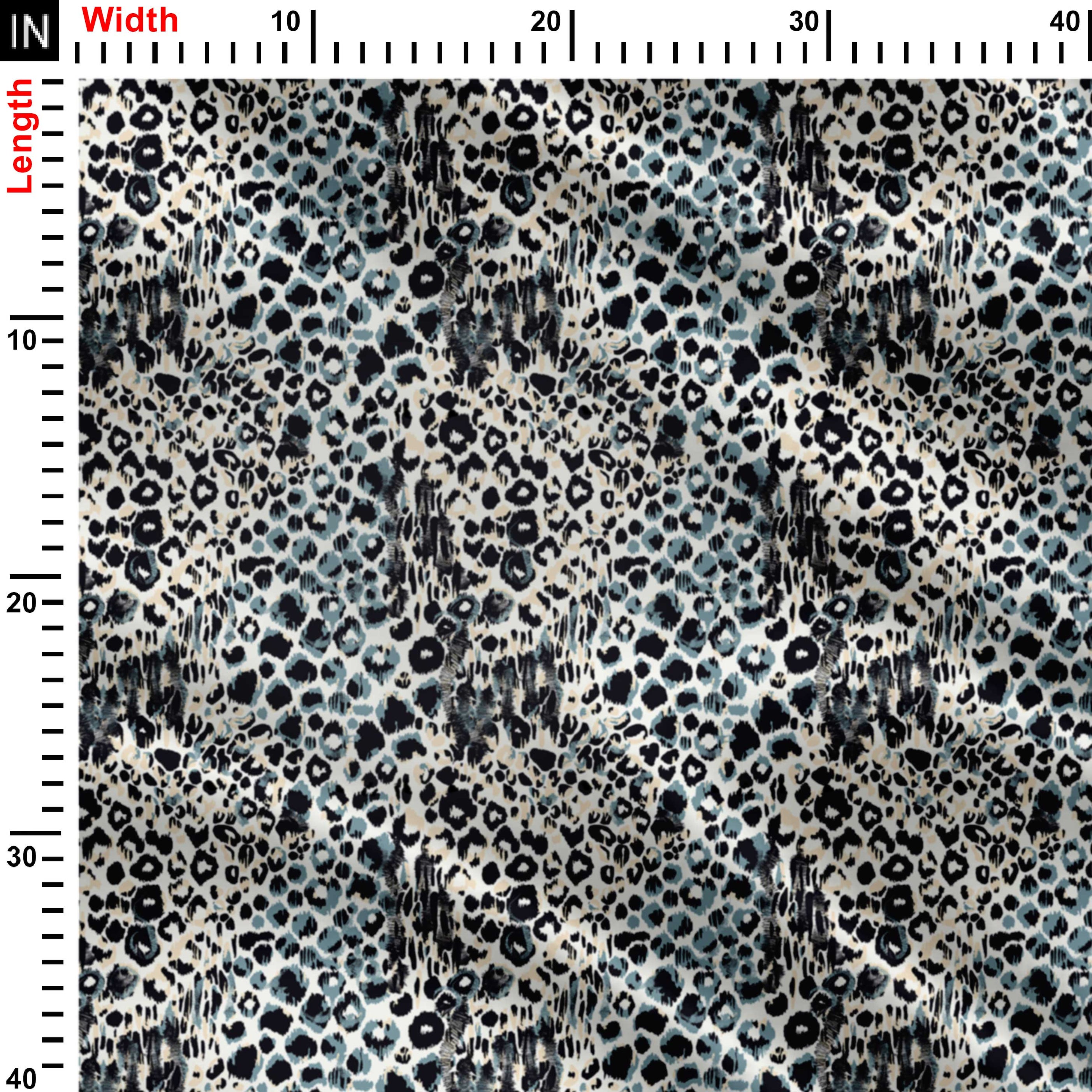 Abstract Cheetah Print Fabric
