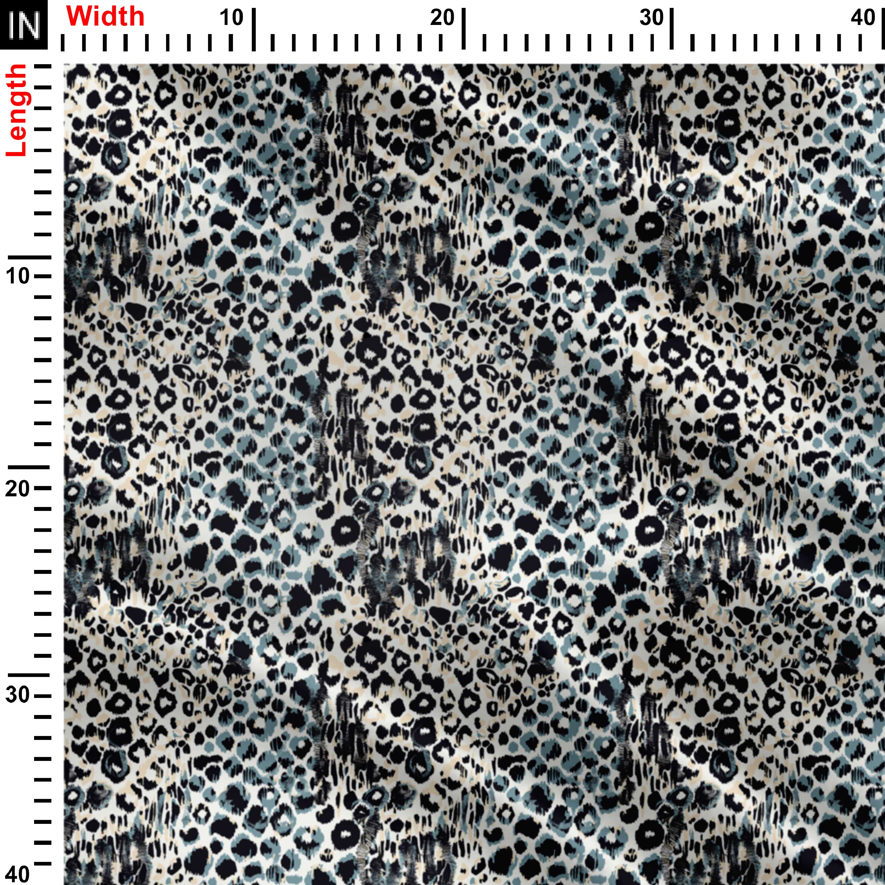 Abstract Cheetah Print Fabric