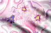 Abstract pattern with flower Print Fabric