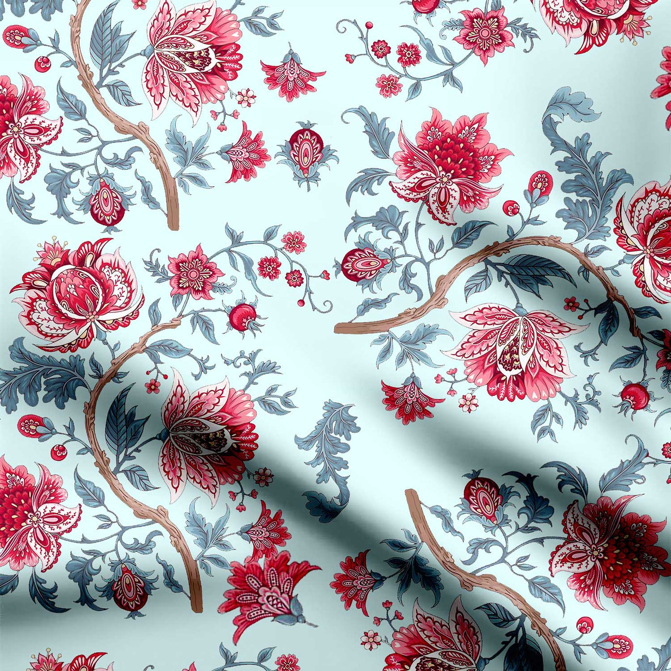 Eternal Garden of Petals Print Fabric