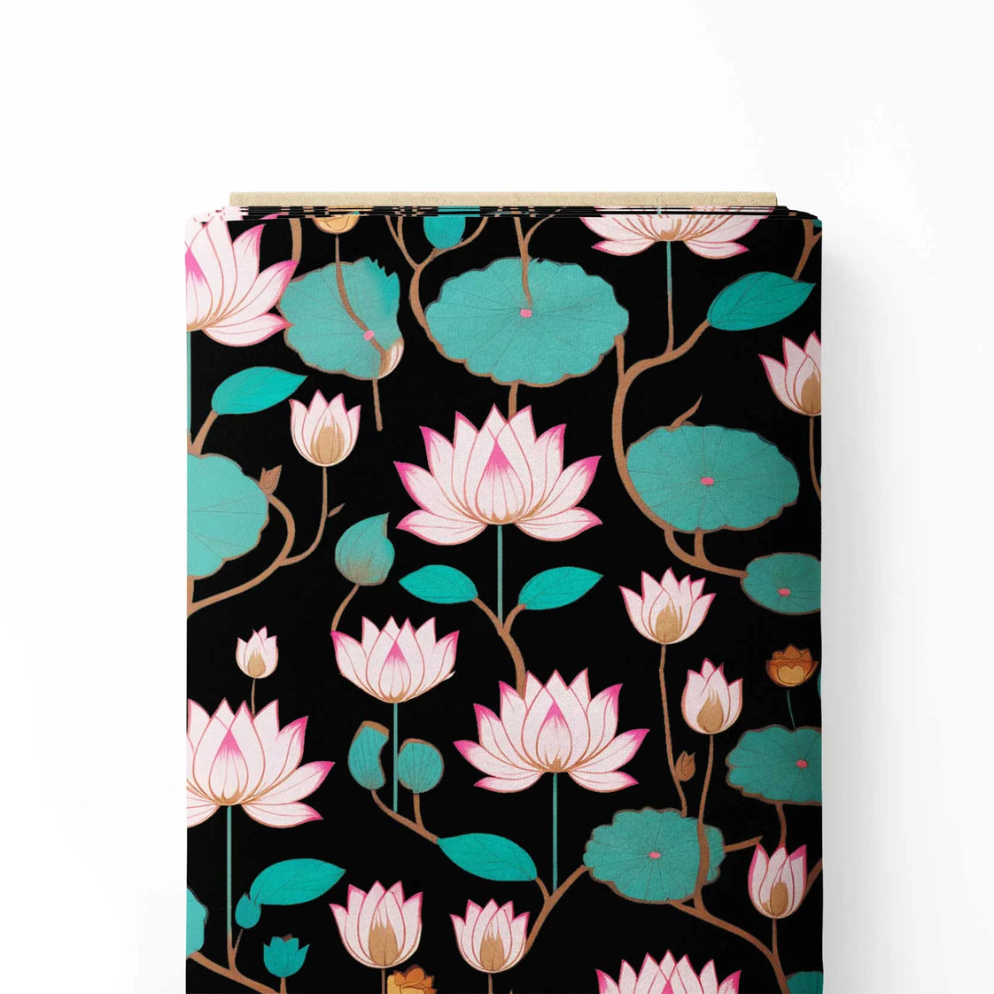 Lotus Serenity Print Fabric