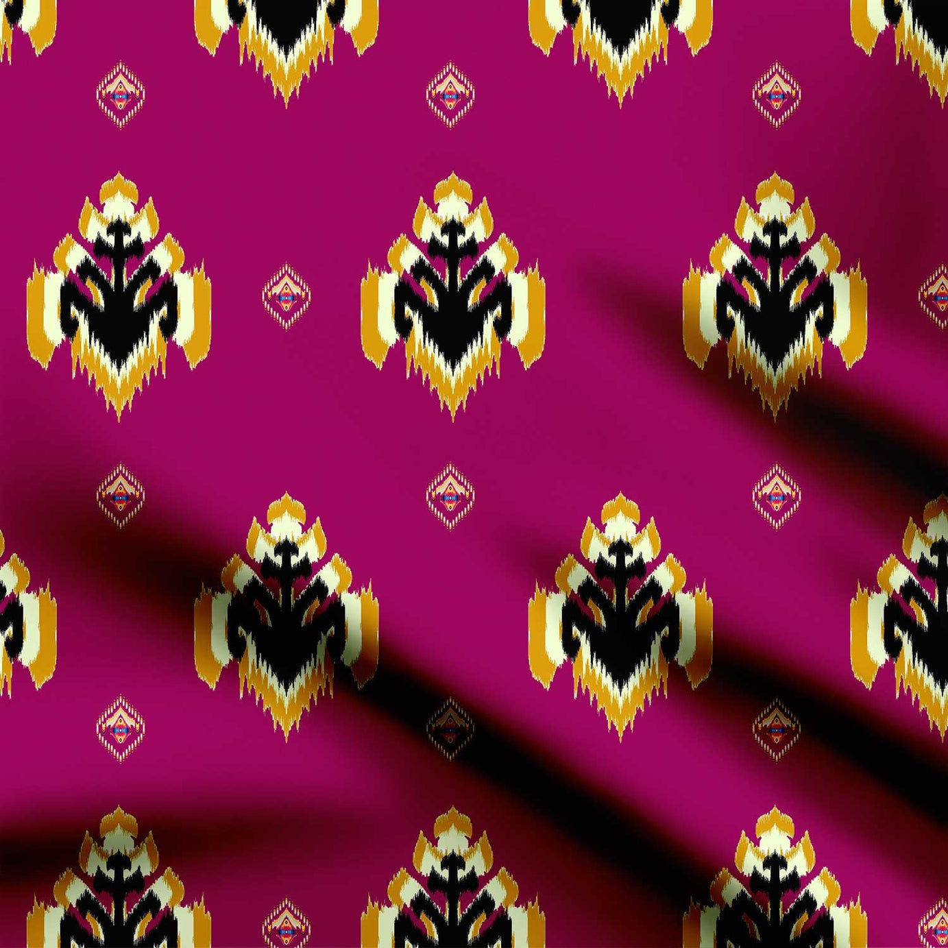 Crimson Canopy Print Fabric