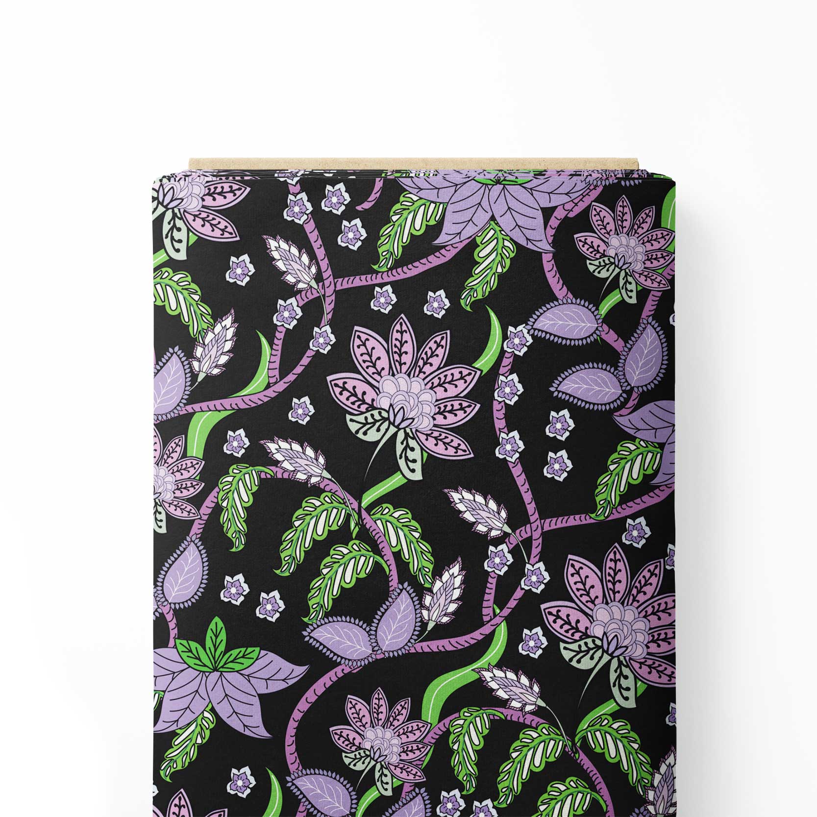 Night forest Print Fabric