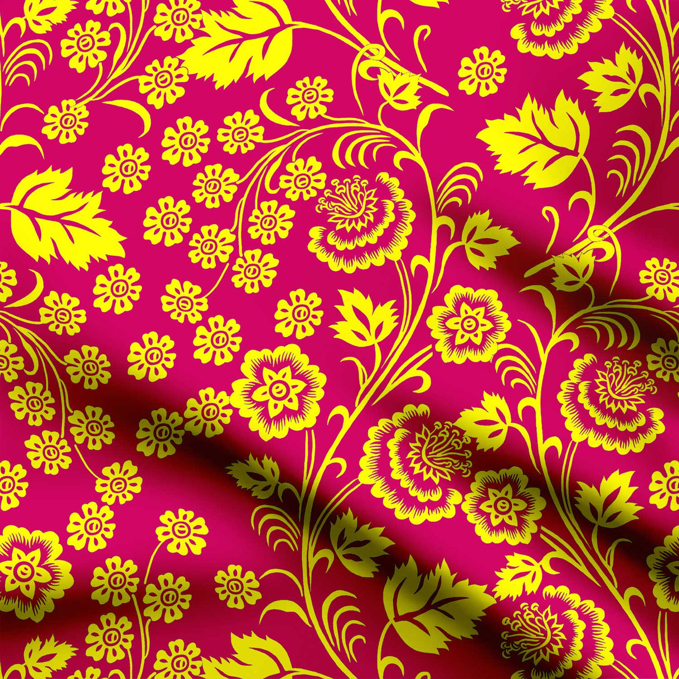 Autumn National Tradition Print Fabric