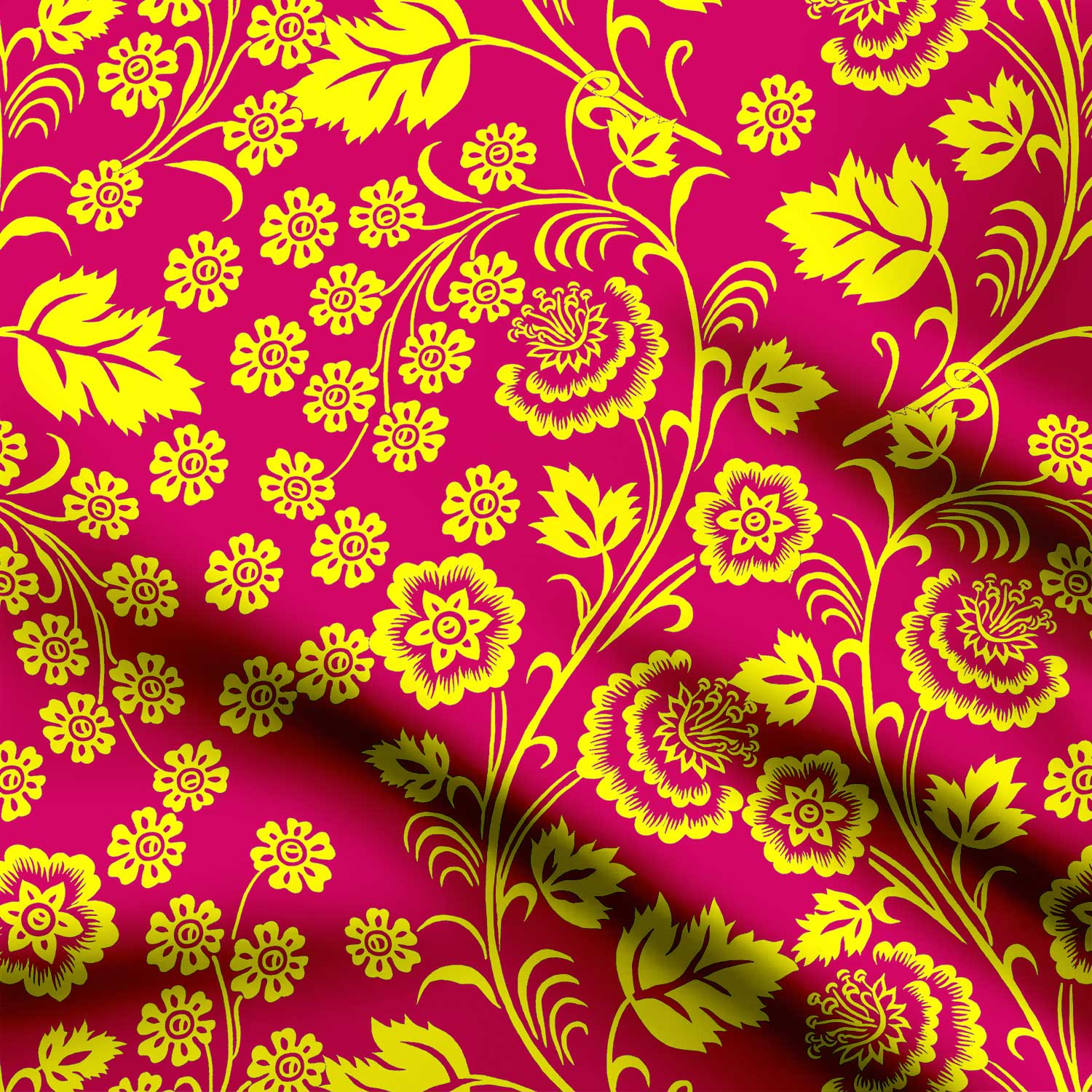 Autumn National Tradition Print Fabric