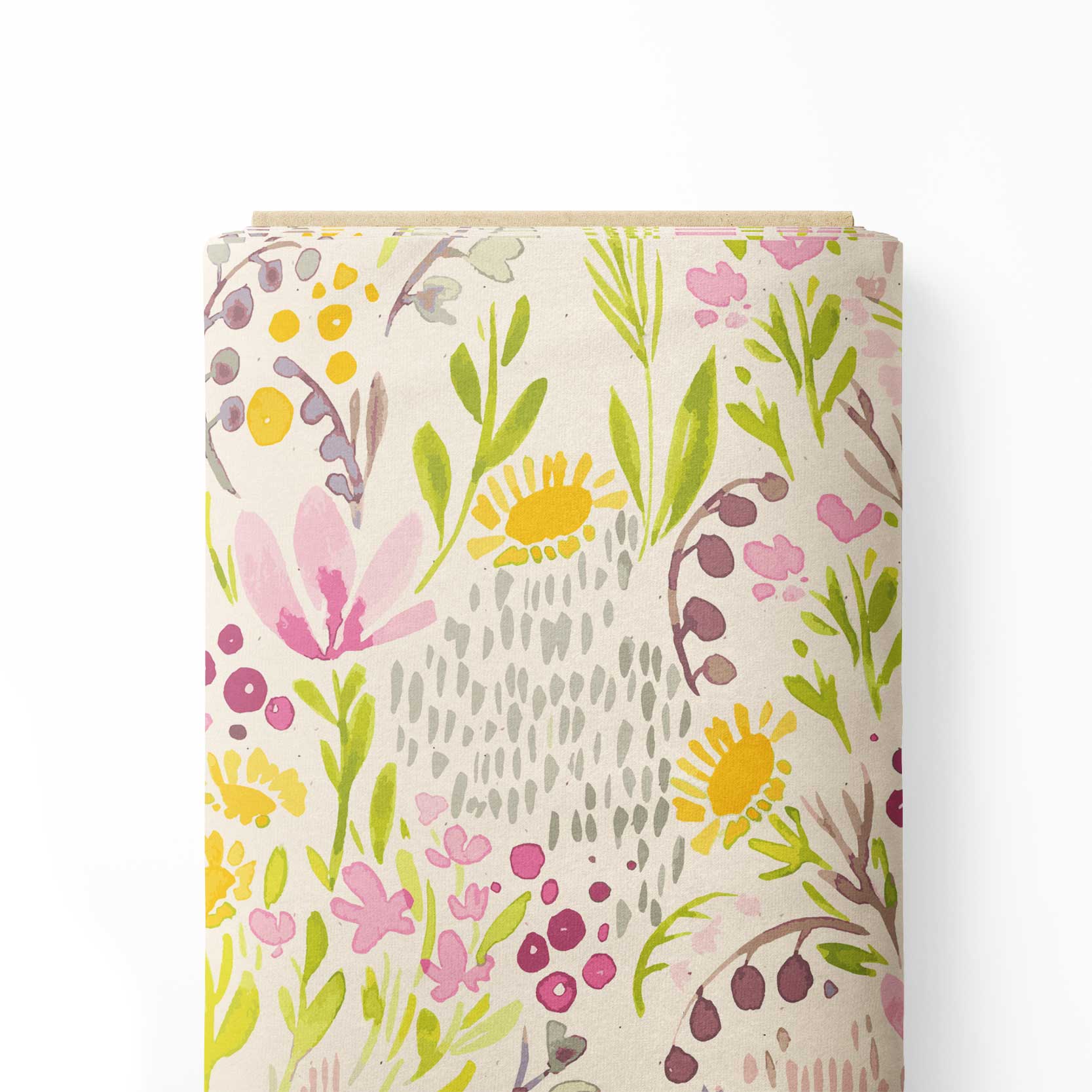 Water colour floral allover Print Fabric