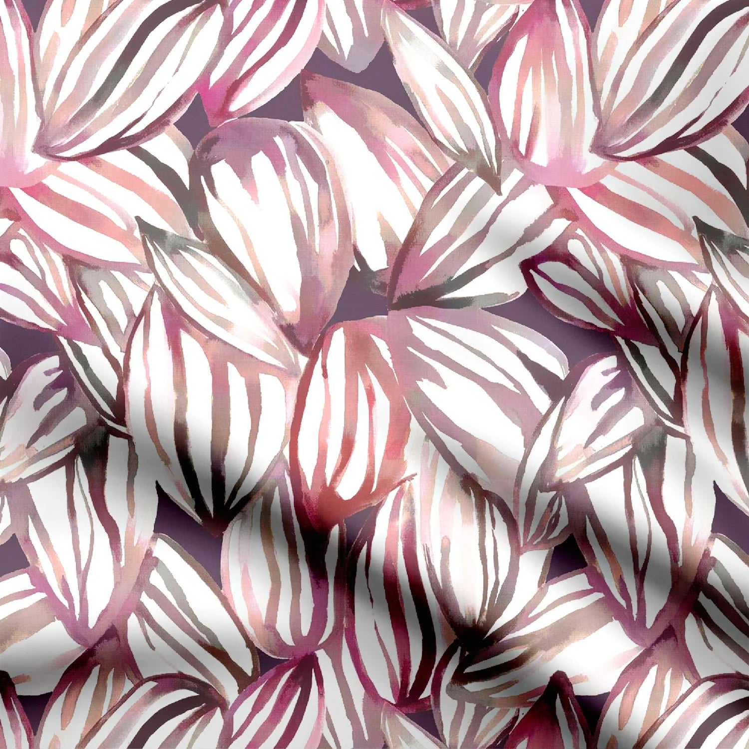 Water colour shapse Print Fabric