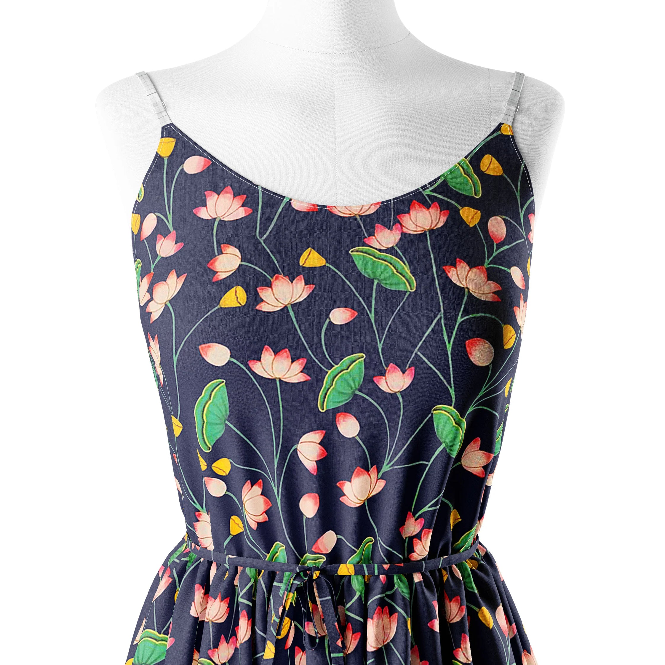 lotus flowers and branches