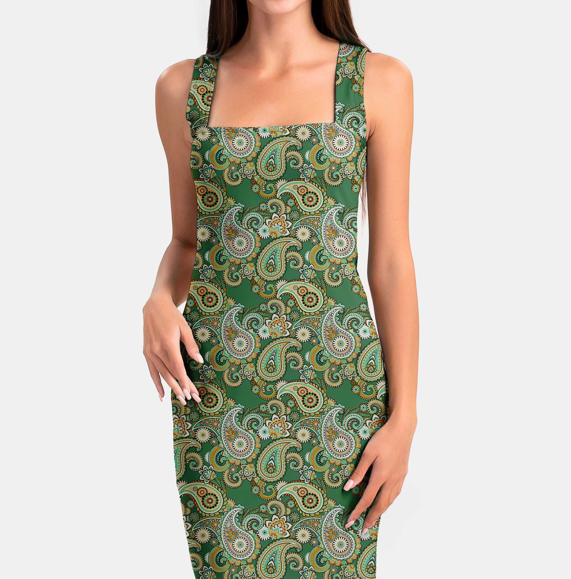 Green Paisley