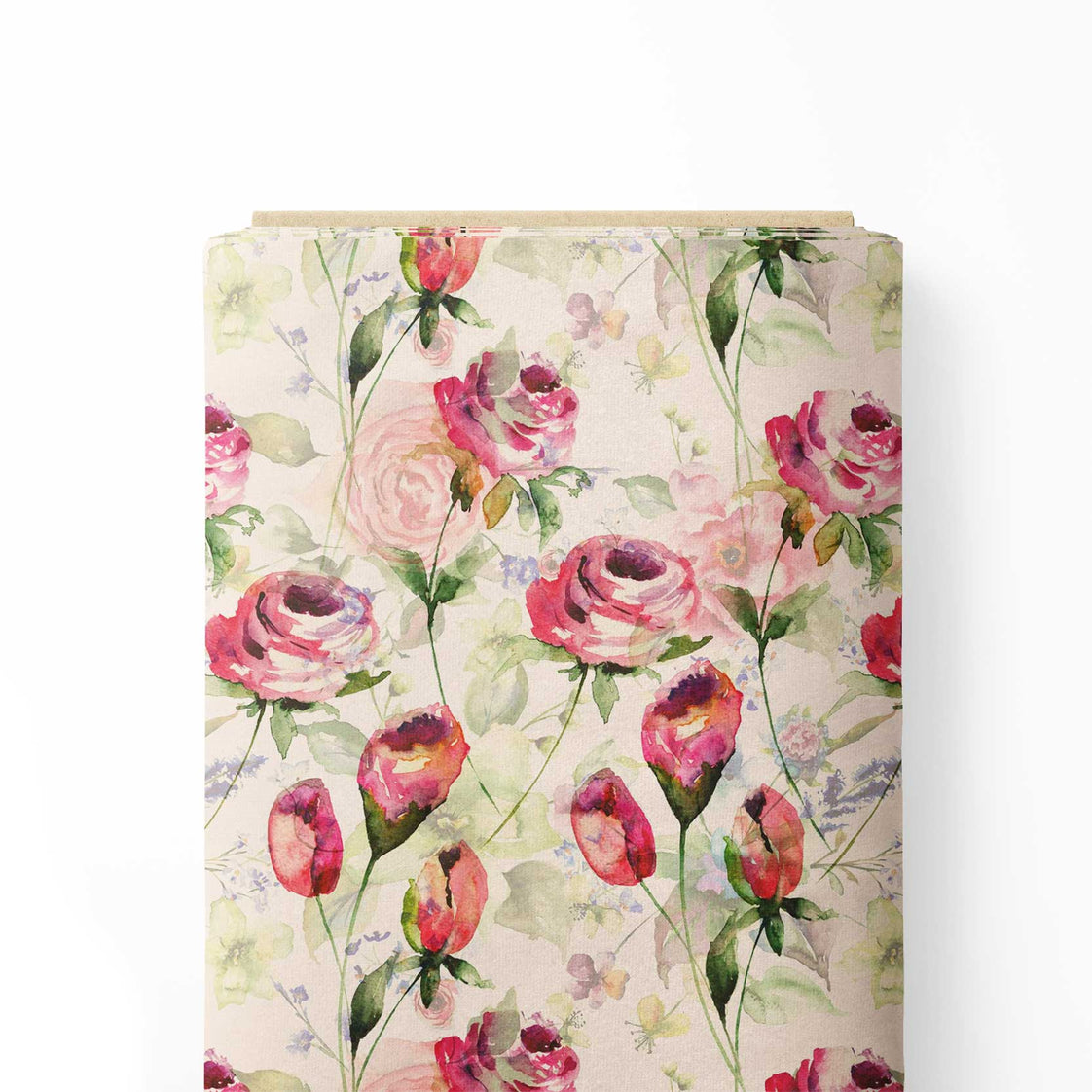 Water Roses Print Fabric