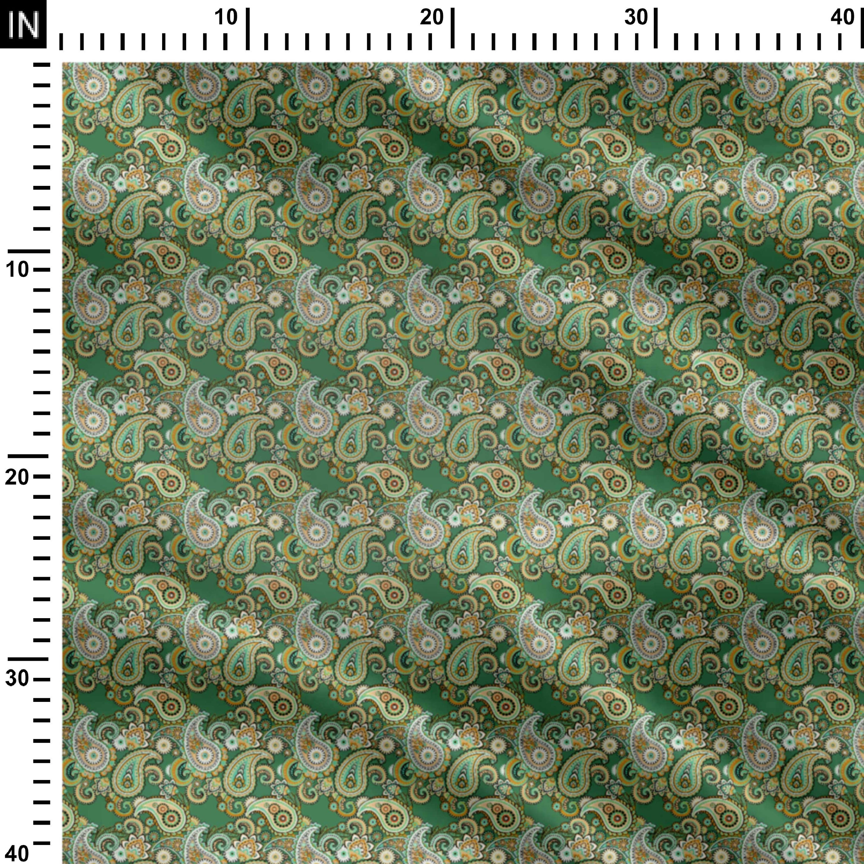 Green Paisley