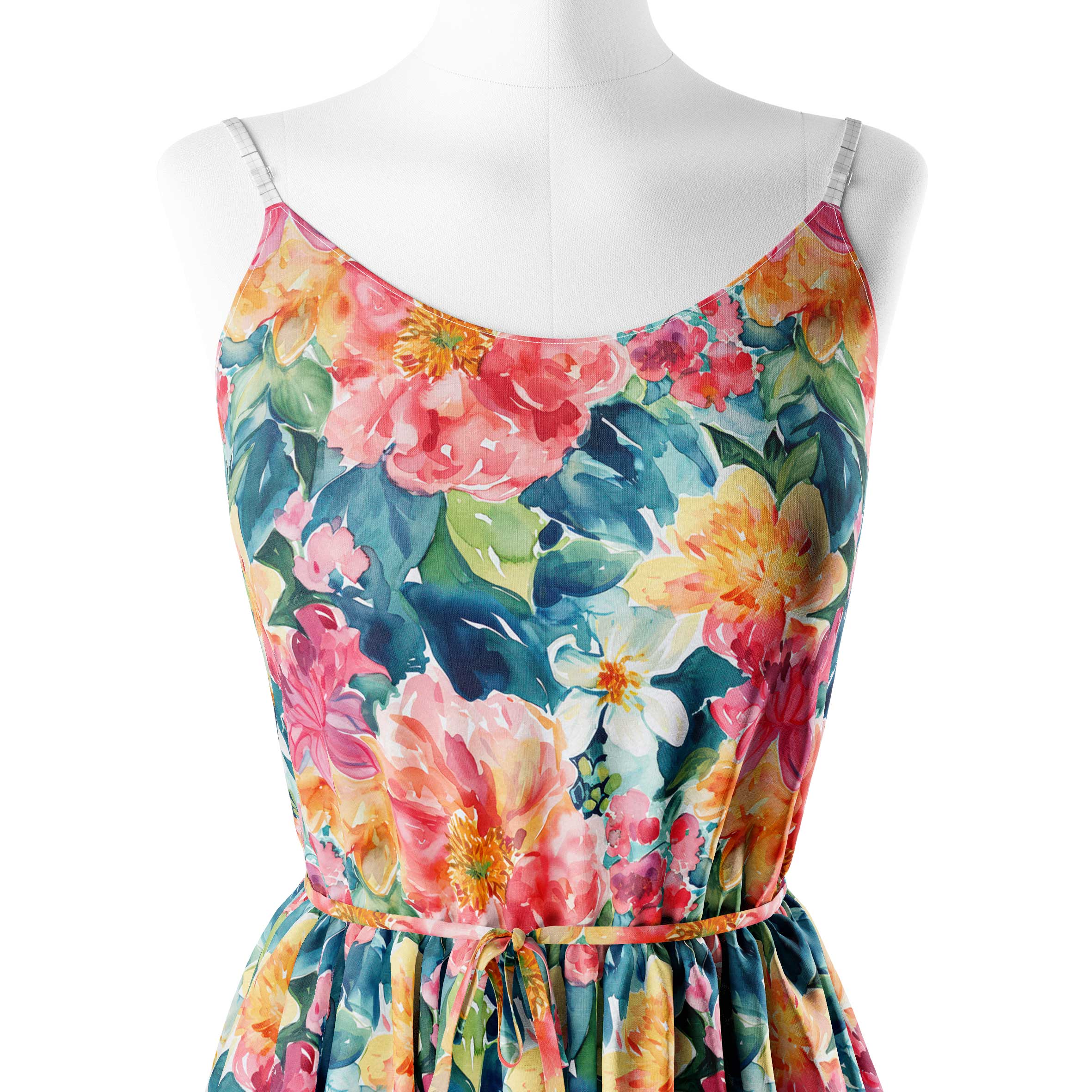 Floral Medley Print Fabric