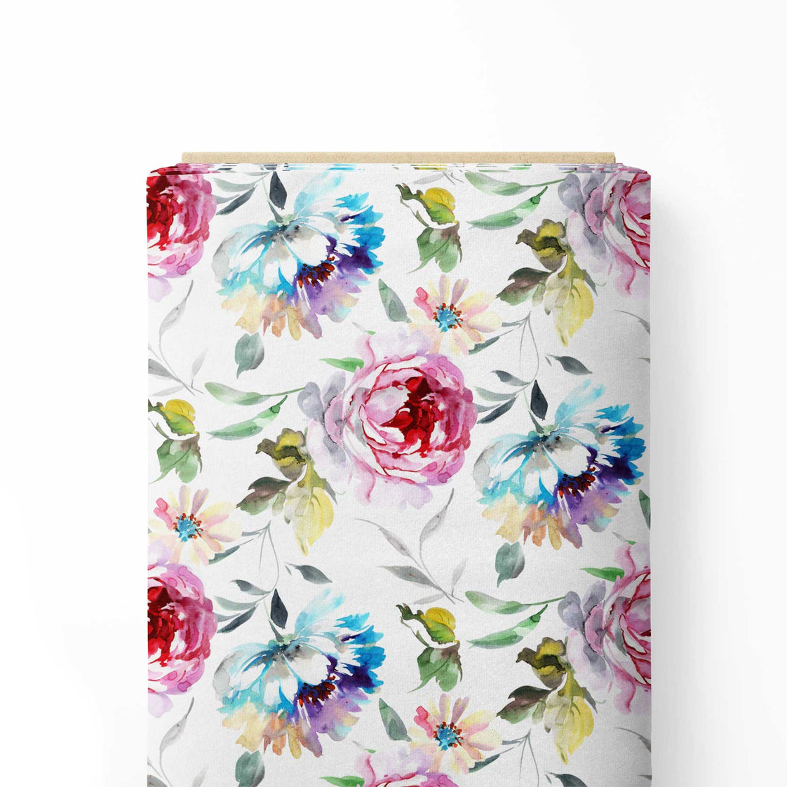 Poetic Rose Print Fabric