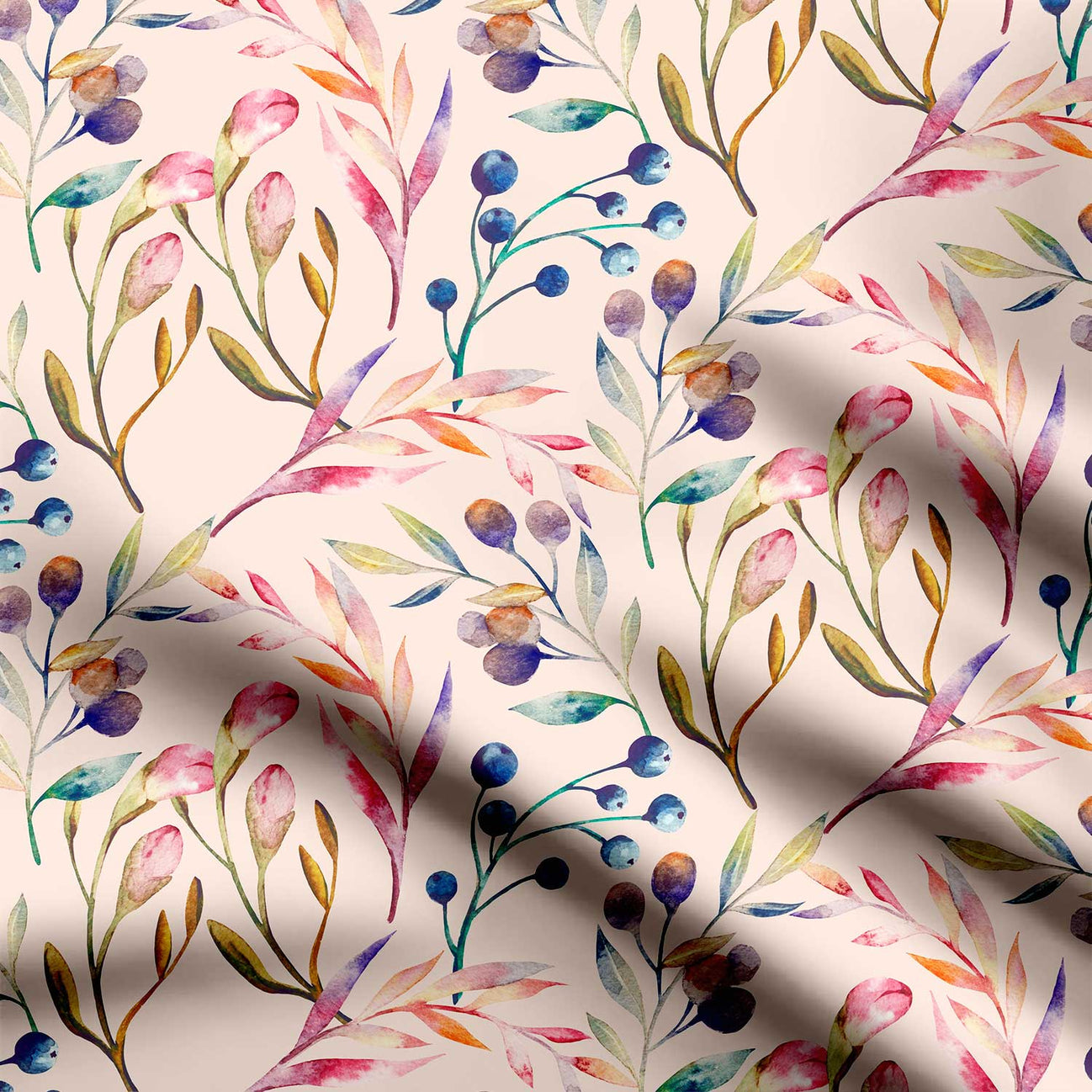 Wild Floral Print Fabric