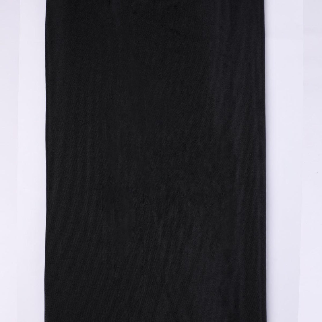 Black Colour Upada Silk Plain Dyed Fabric