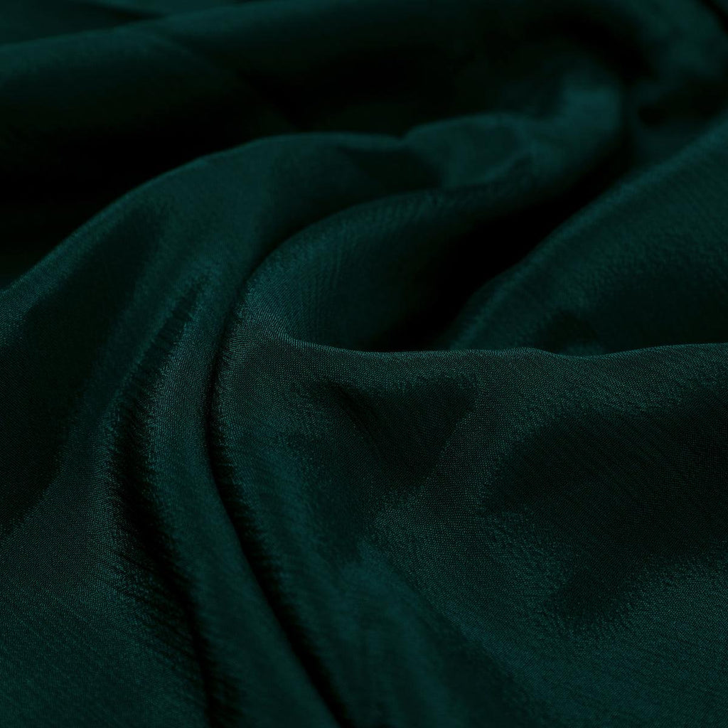 Green Colour Pure Chinon Plain Dyed Fabric