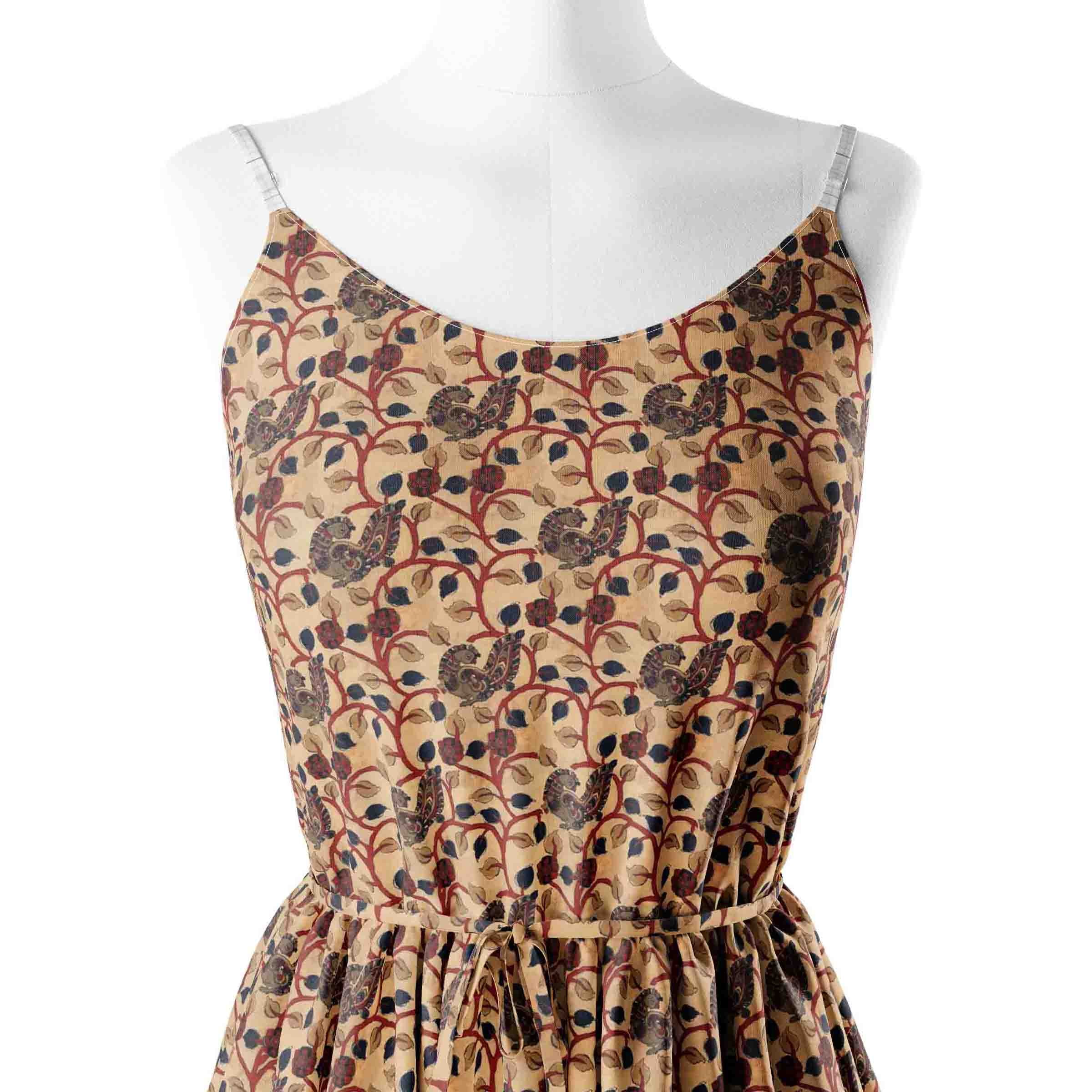 Vintage Peacock and leafs